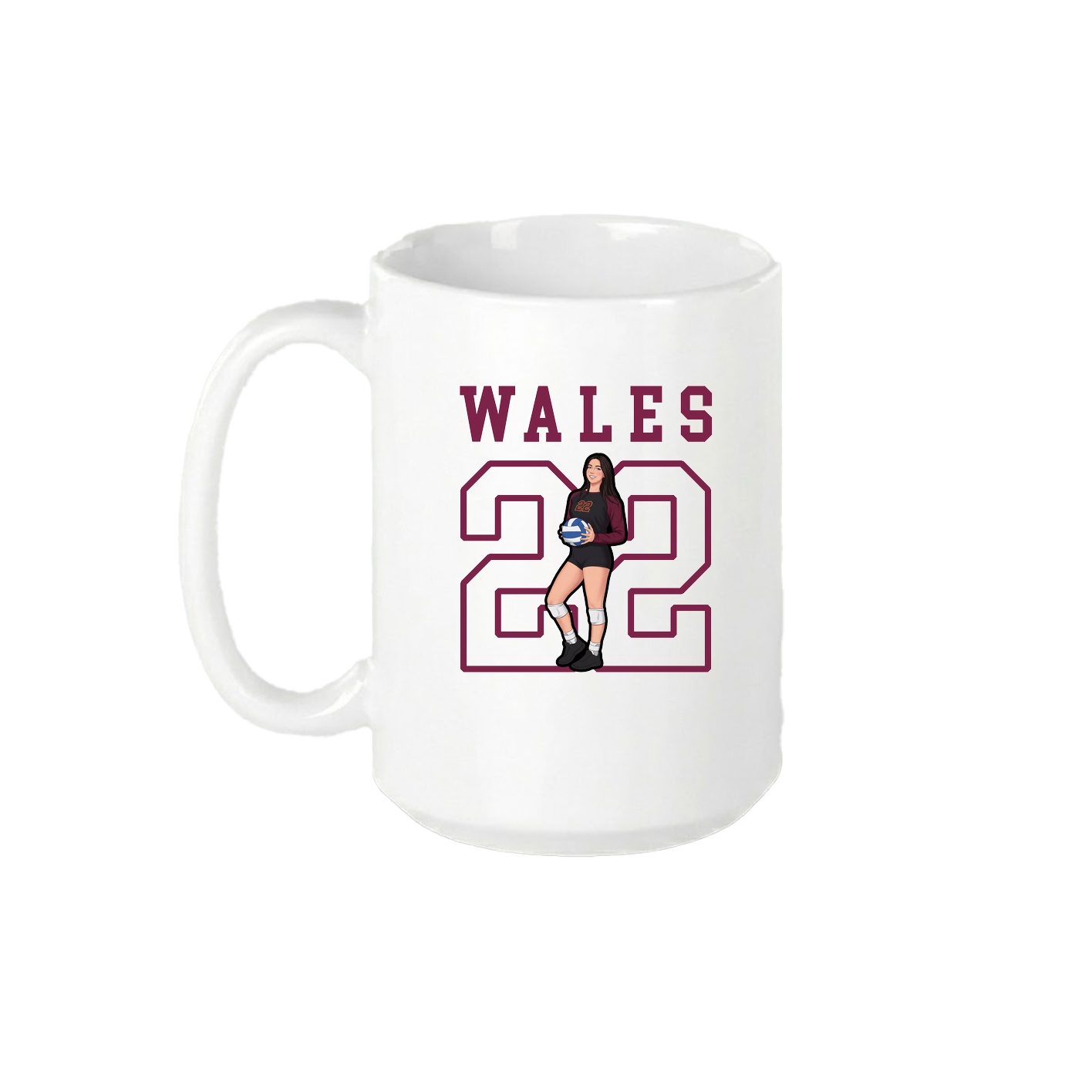 15oz Coffee Mug — Shirsey in White