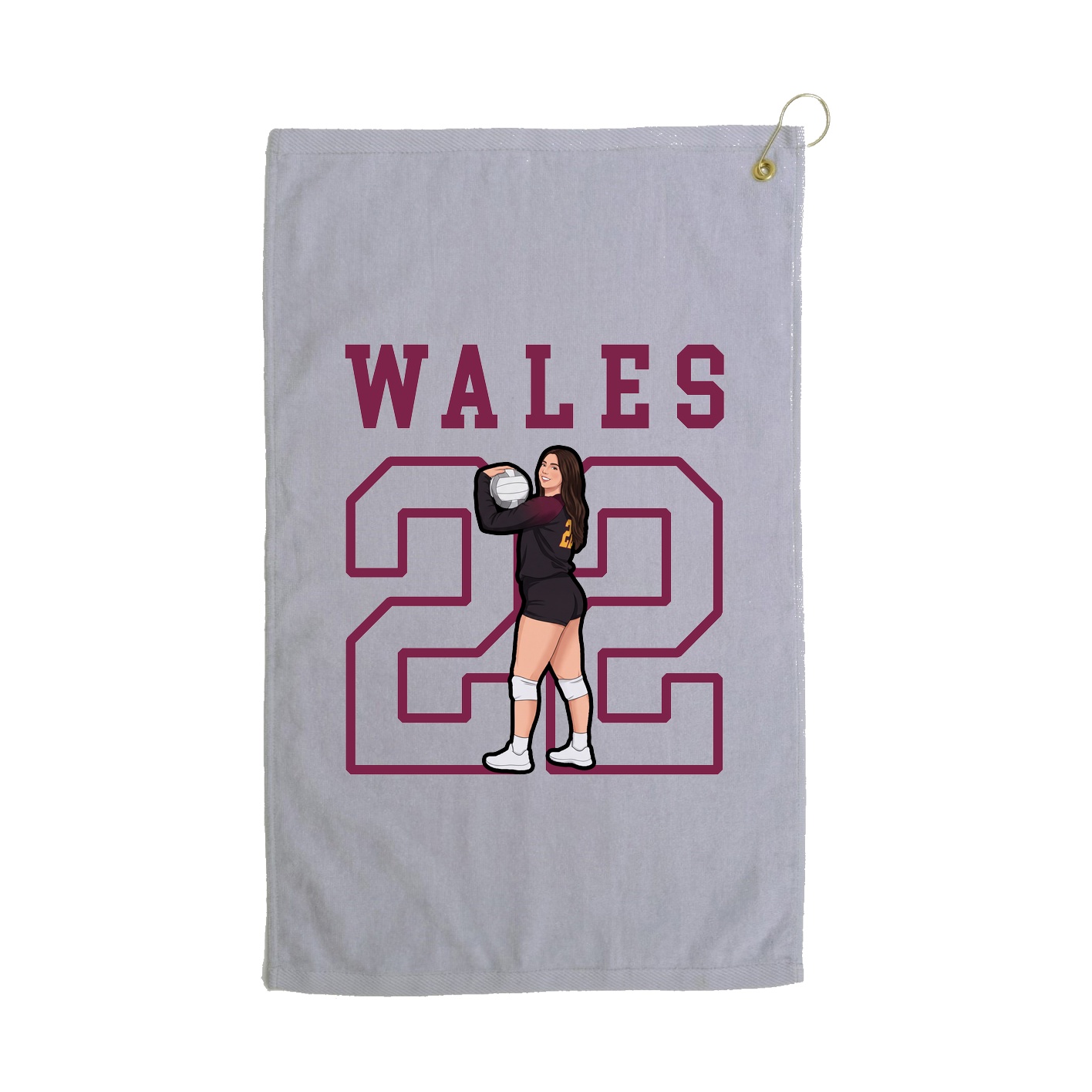 Golf Towel — Shirsey in Grey
