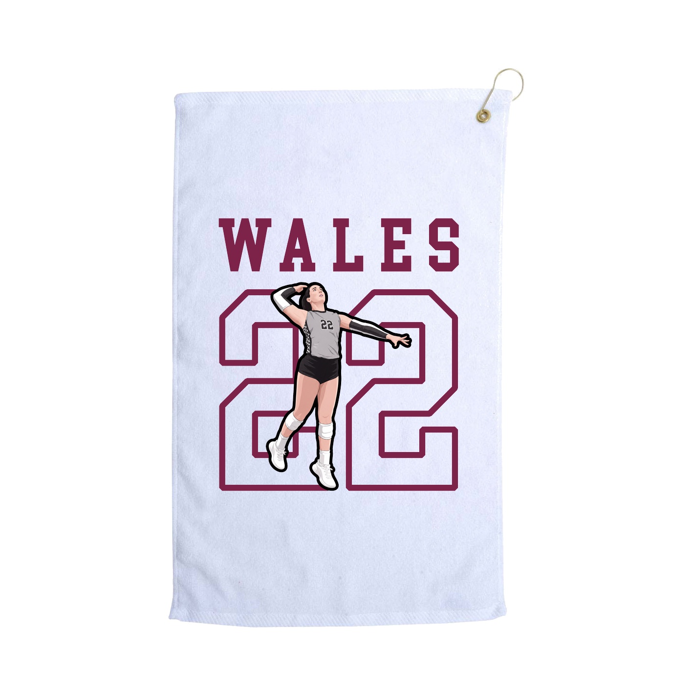 Golf Towel — Shirsey in White
