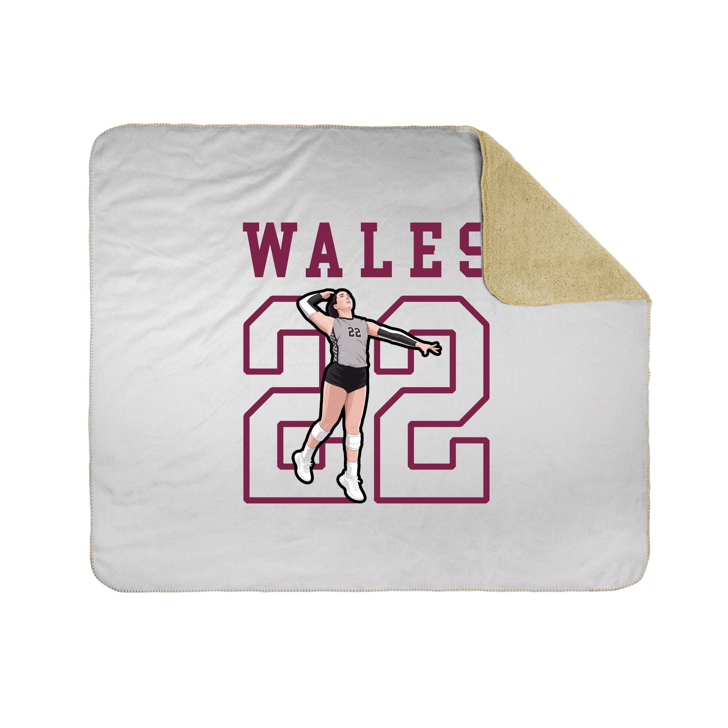 Throw Blanket — Shirsey in White