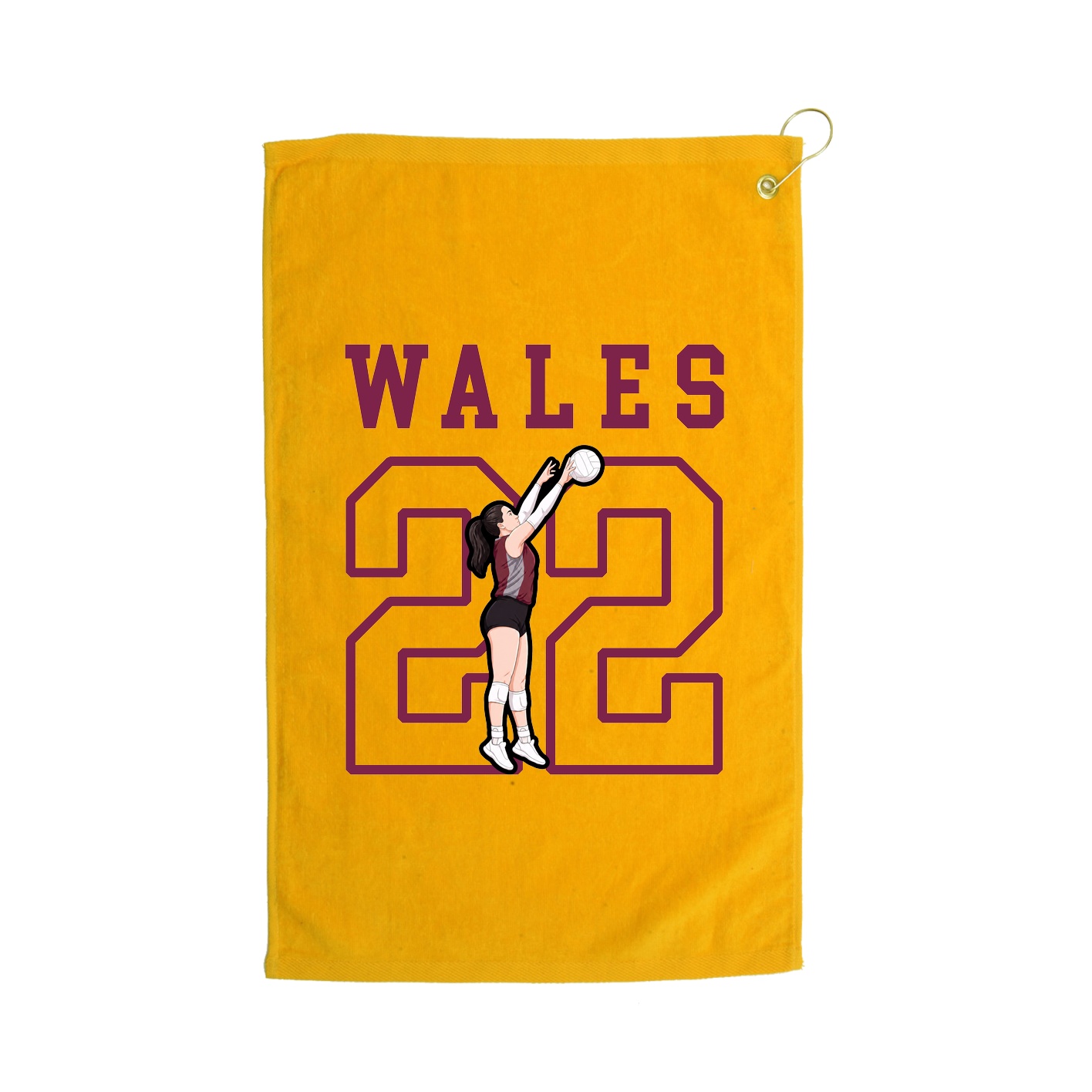Golf Towel — Shirsey in Gold