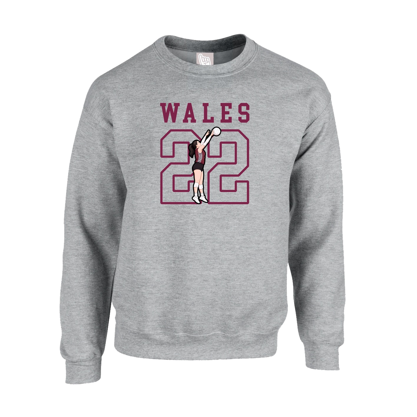Fleece Crew — Shirsey in Grey