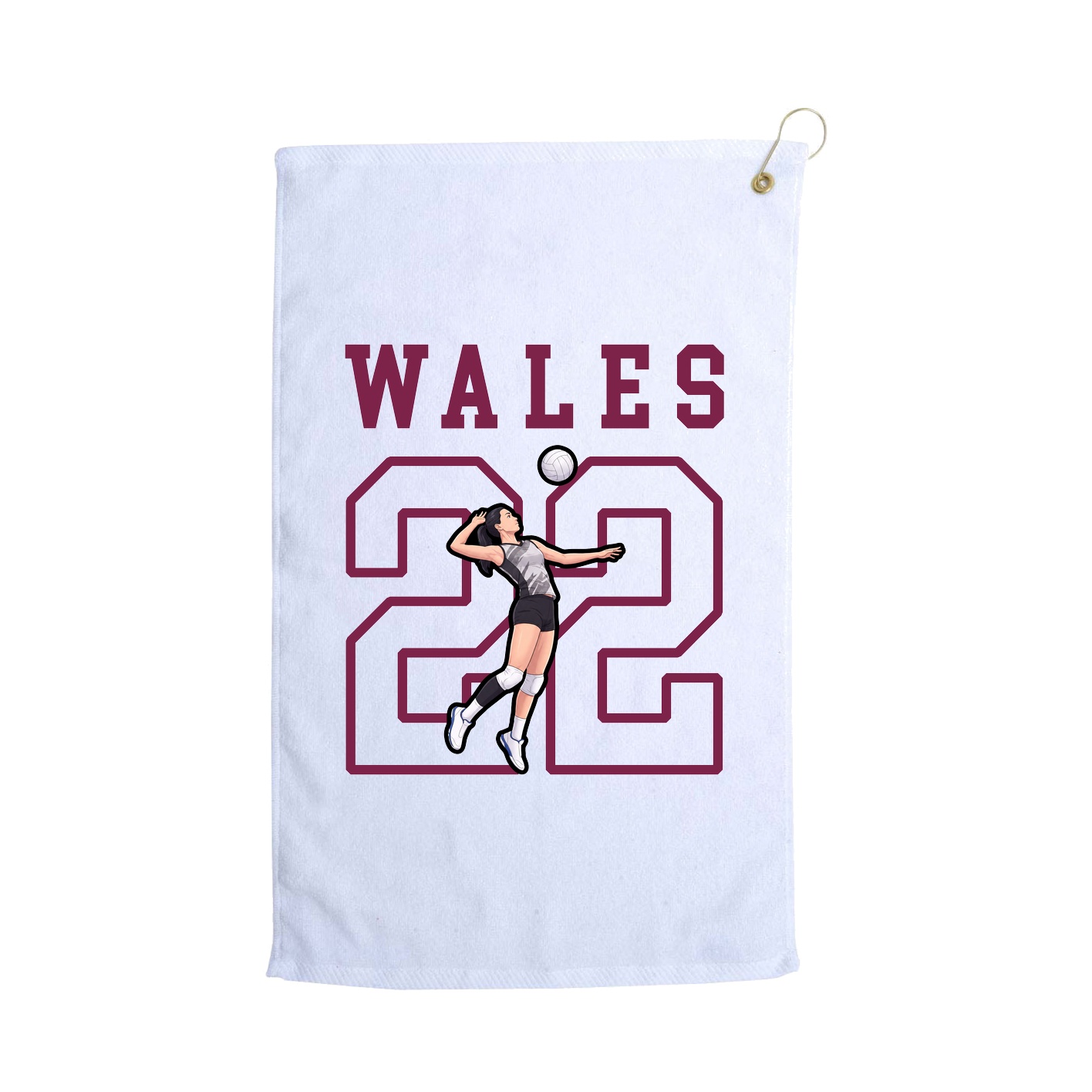 Golf Towel — Shirsey in White