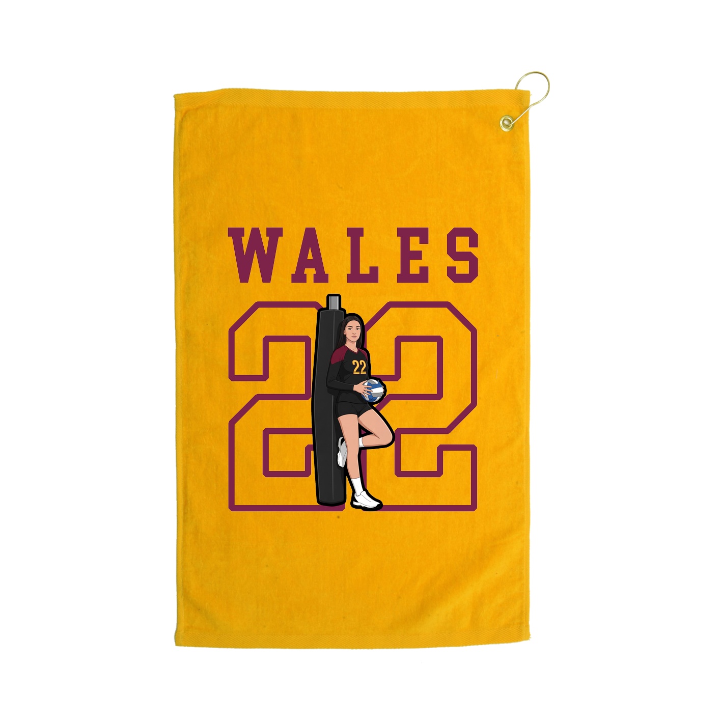 Golf Towel — Shirsey in Gold