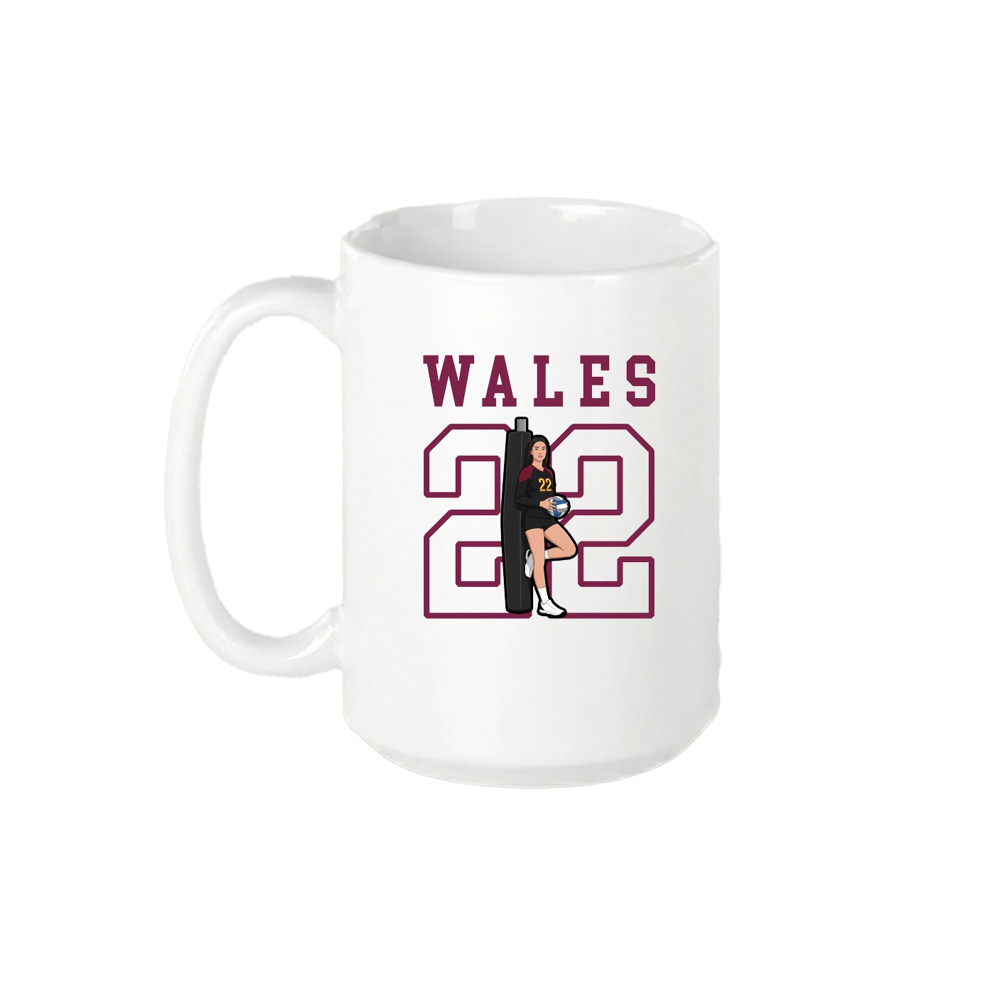 15oz Coffee Mug — Shirsey in White