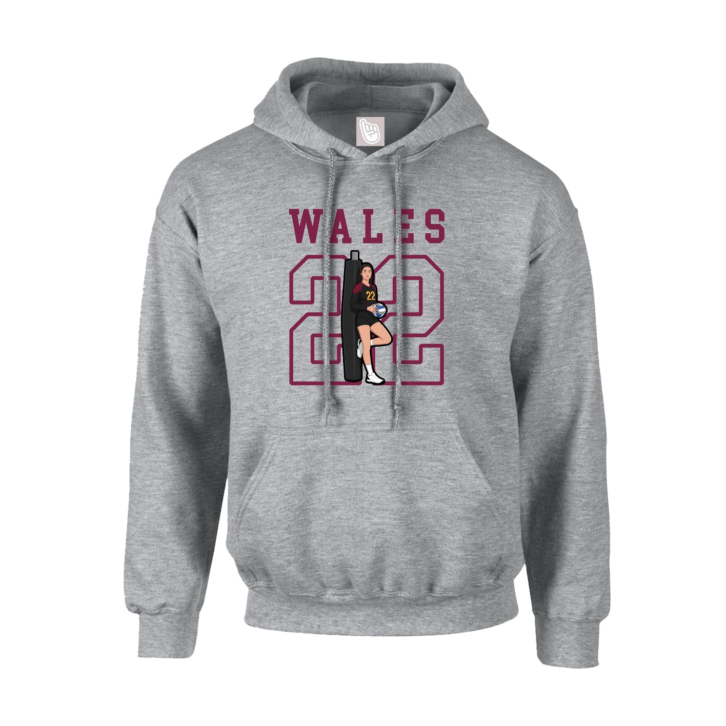 Hoodie — Shirsey in Grey