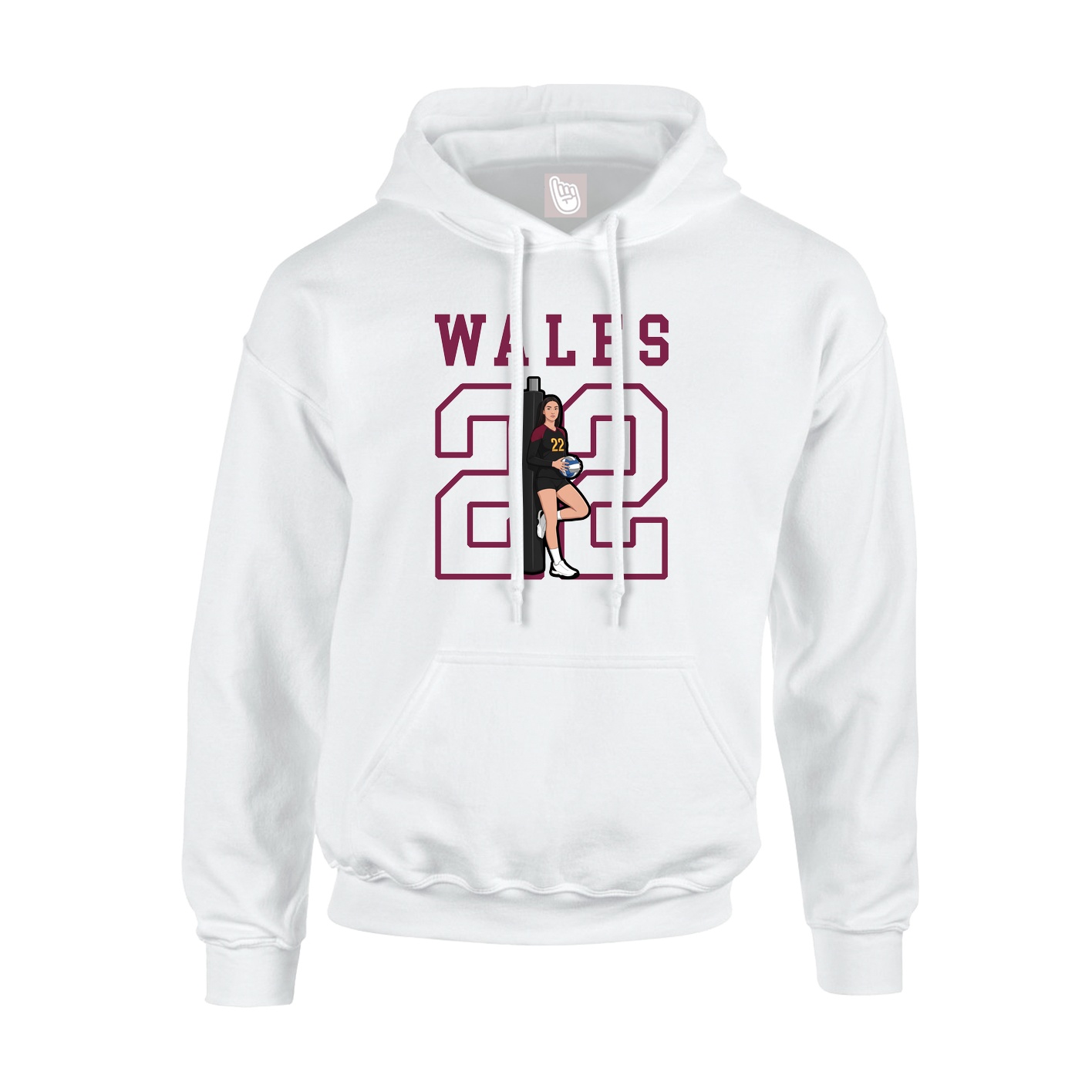 Youth Hoodie — Shirsey in White