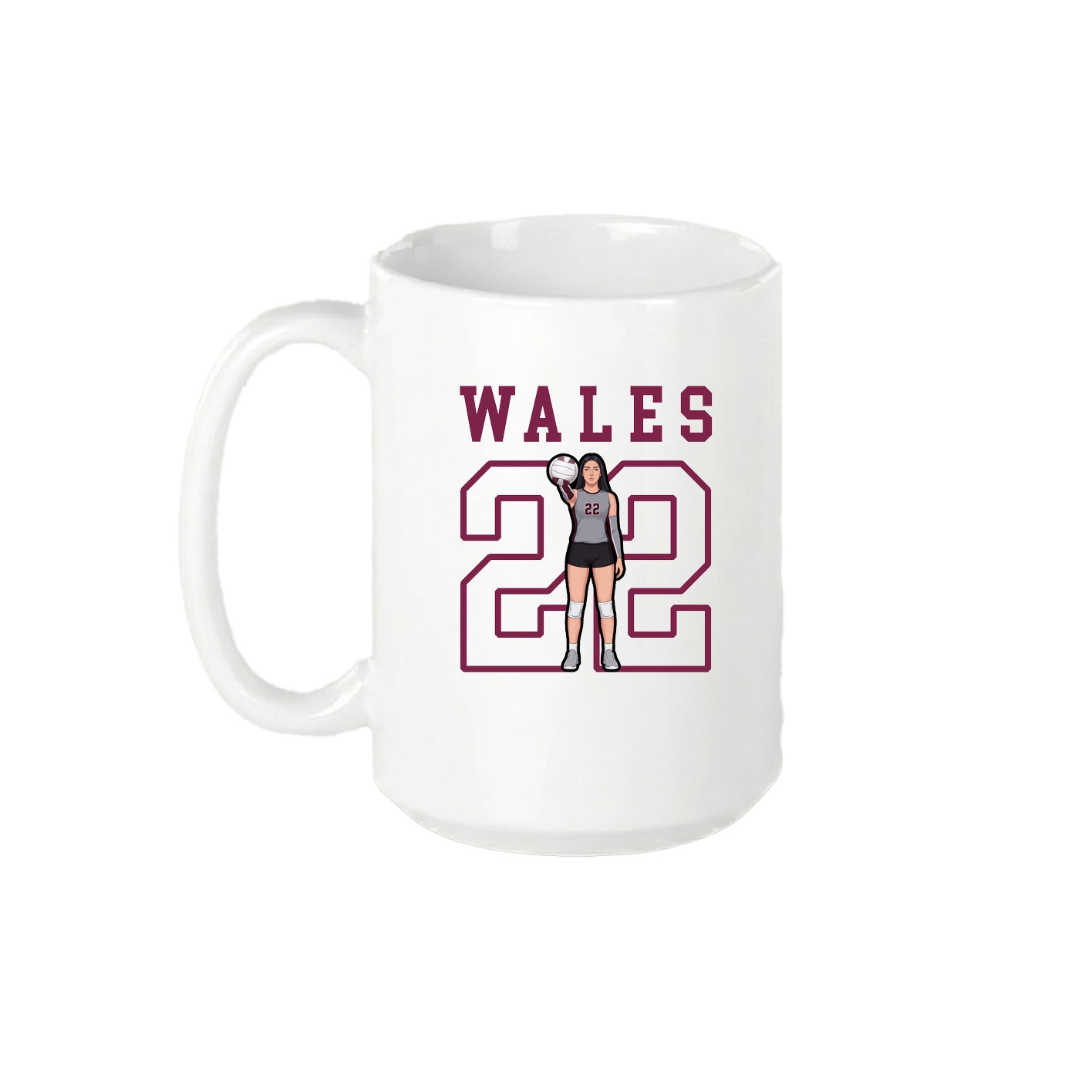 15oz Coffee Mug — Shirsey in White