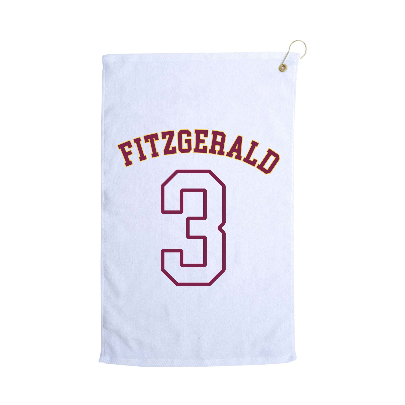 Golf Towel — Shirsey Arch in White