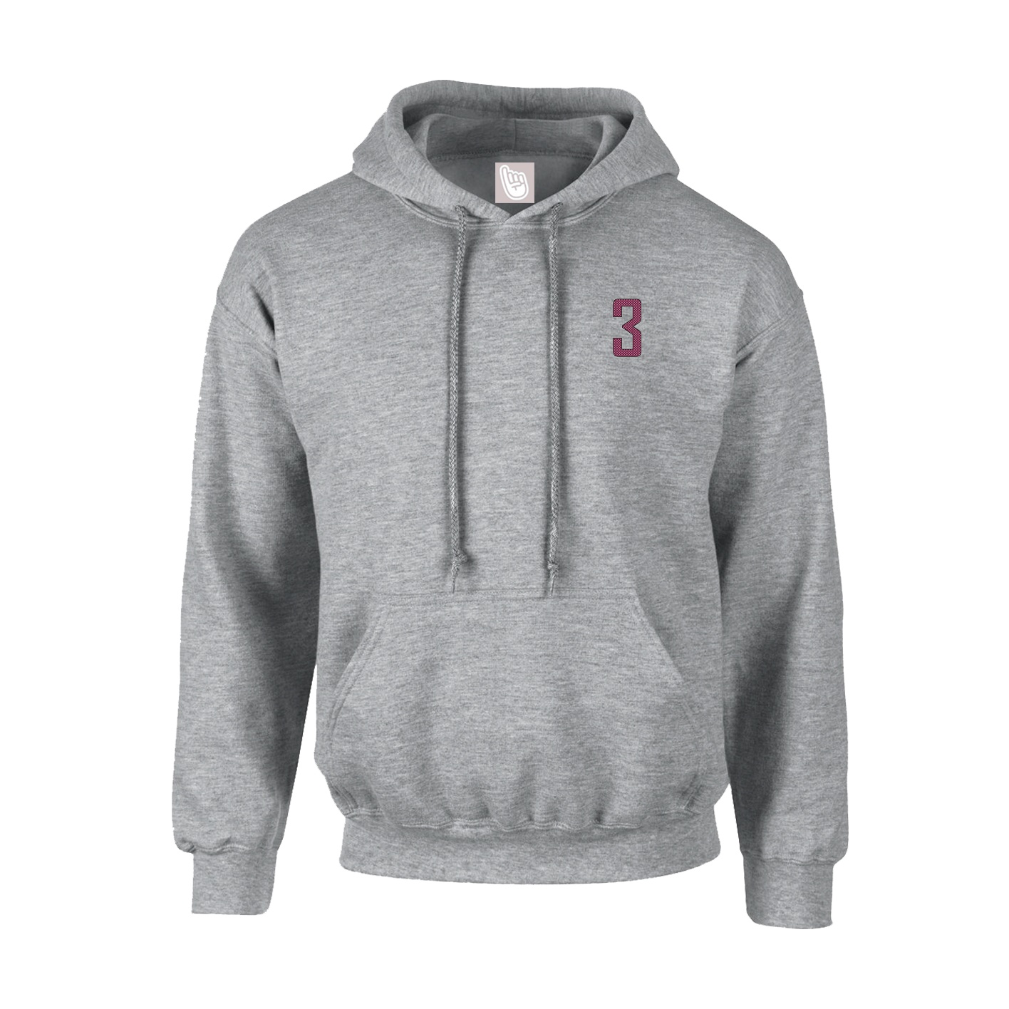 Youth Hoodie — Front Shirsy in Grey