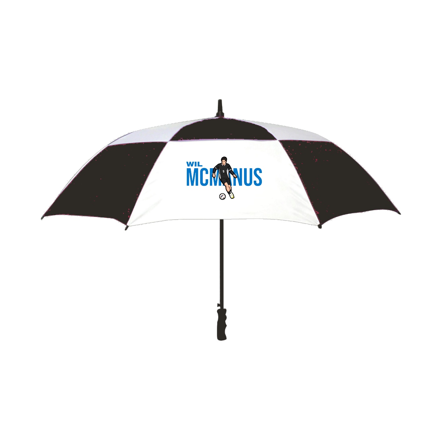 Golf Umbrella — Player Name in Black
