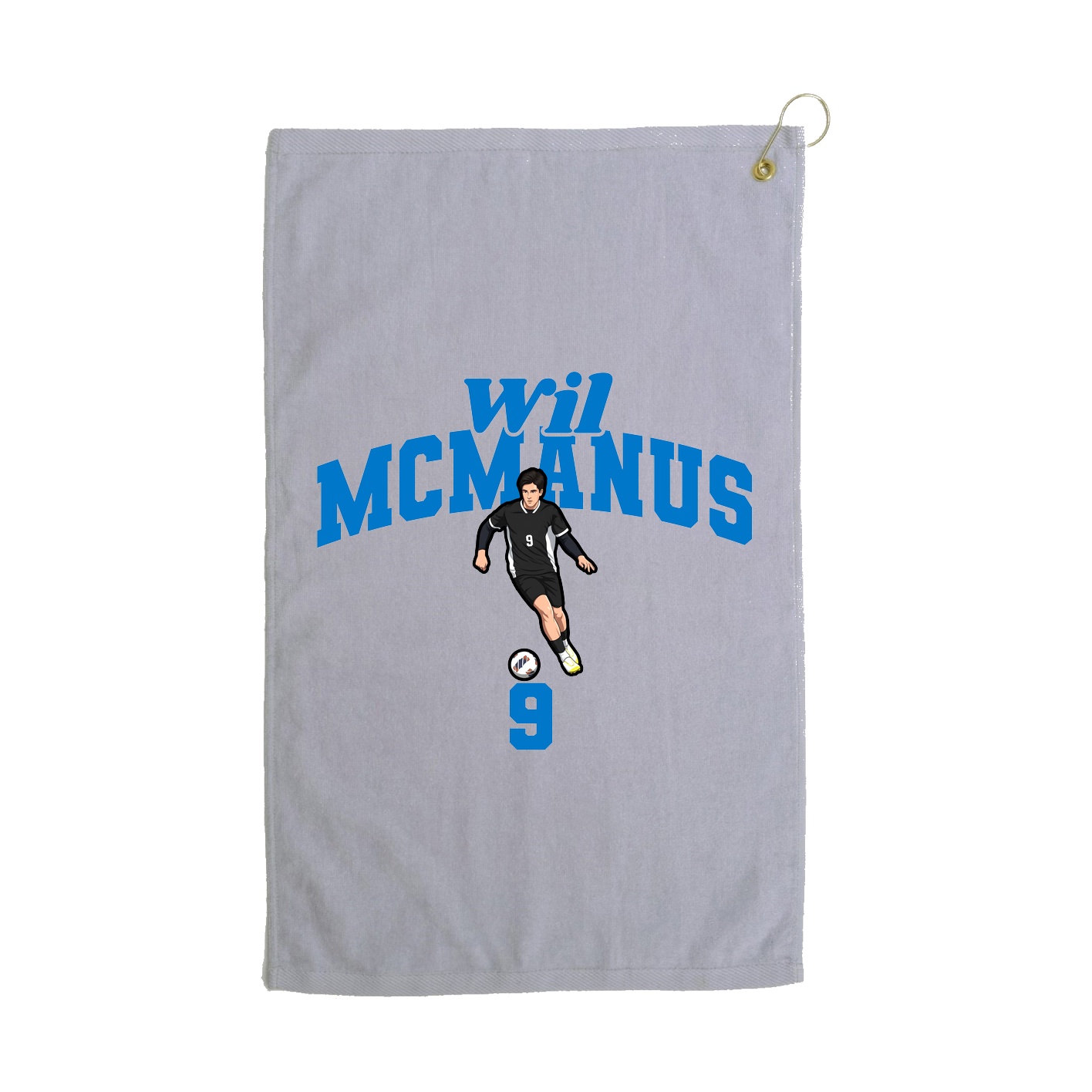 Golf Towel — Signature Arch in Grey