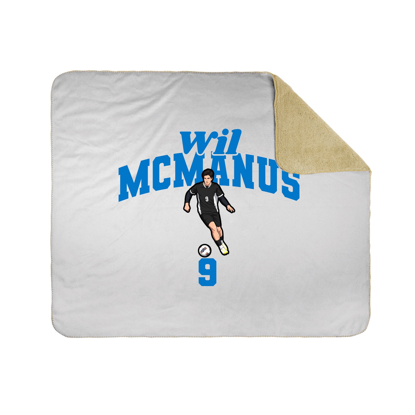 Throw Blanket — Signature Arch in White