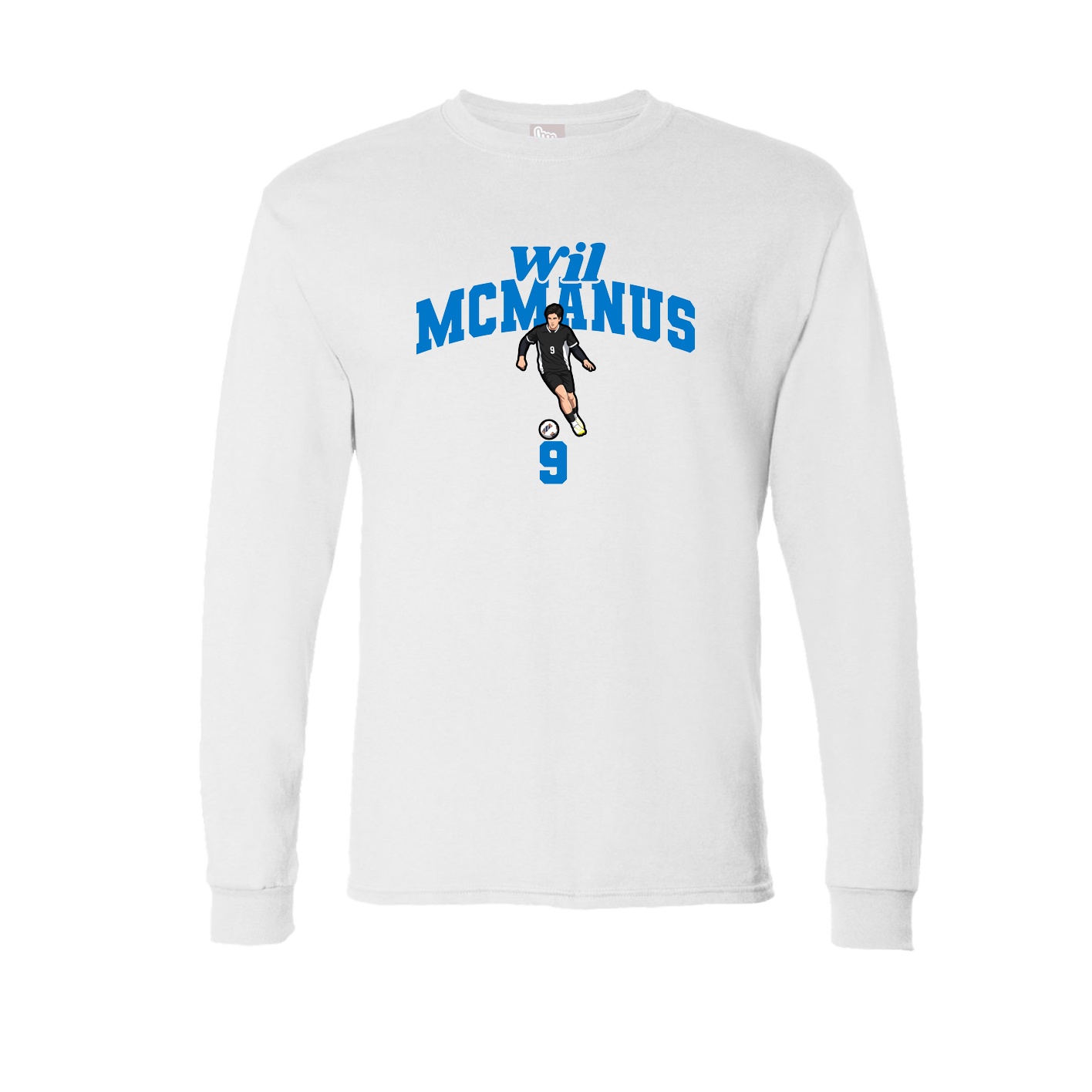 Long Sleeve Tee — Signature Arch in White