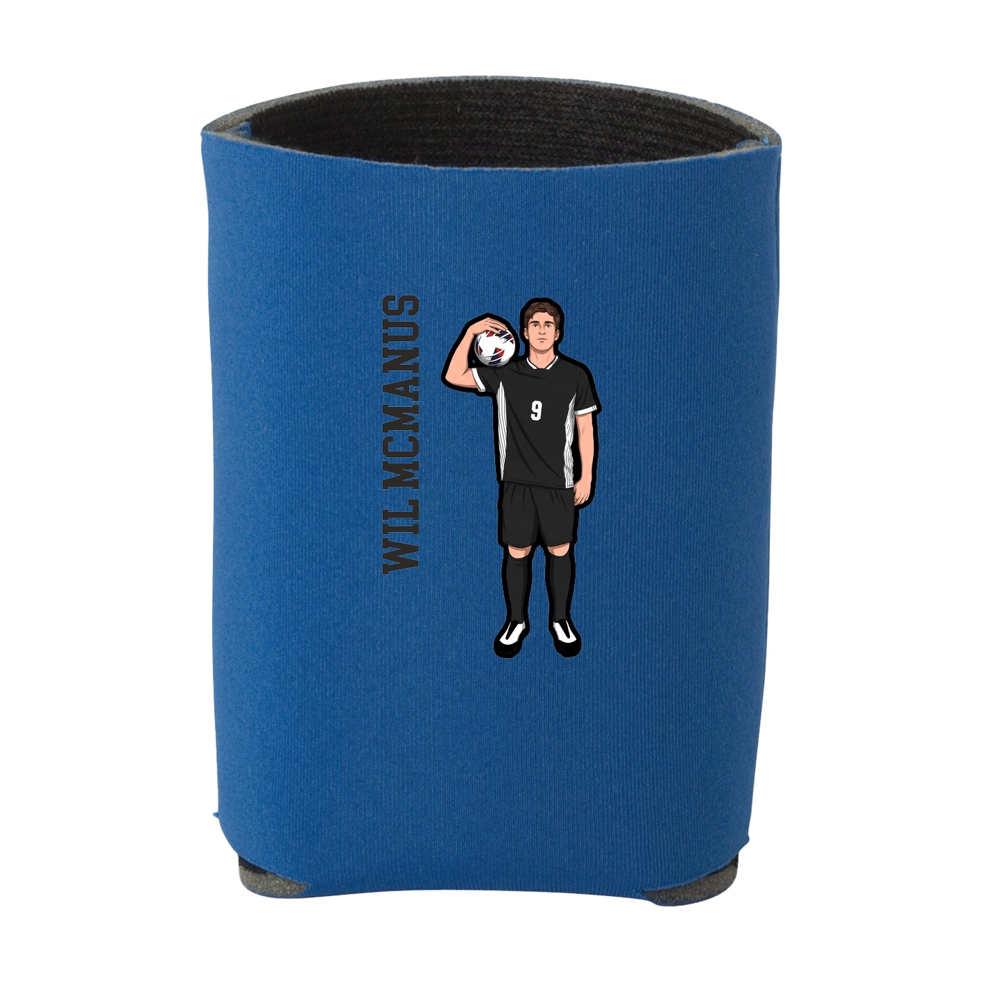 Can Holder — Name Vertical in Royal