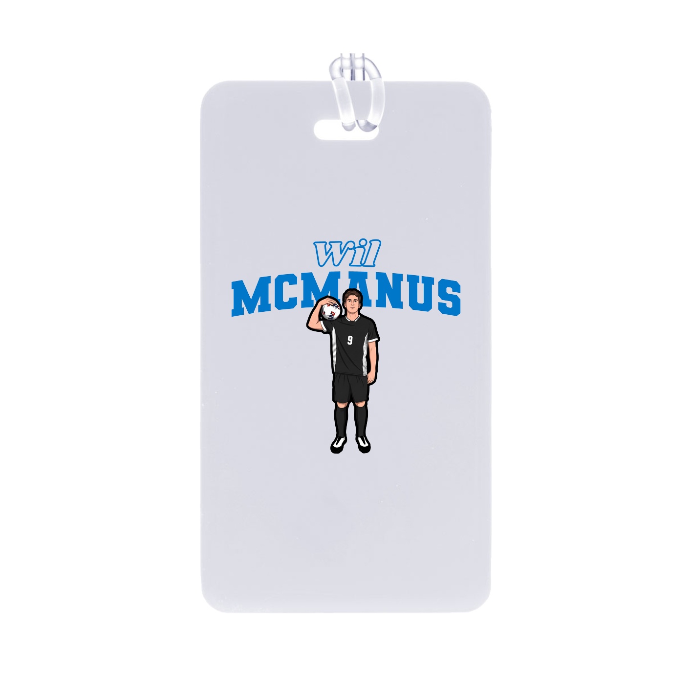 Bag Tag — Name Arch in Classic