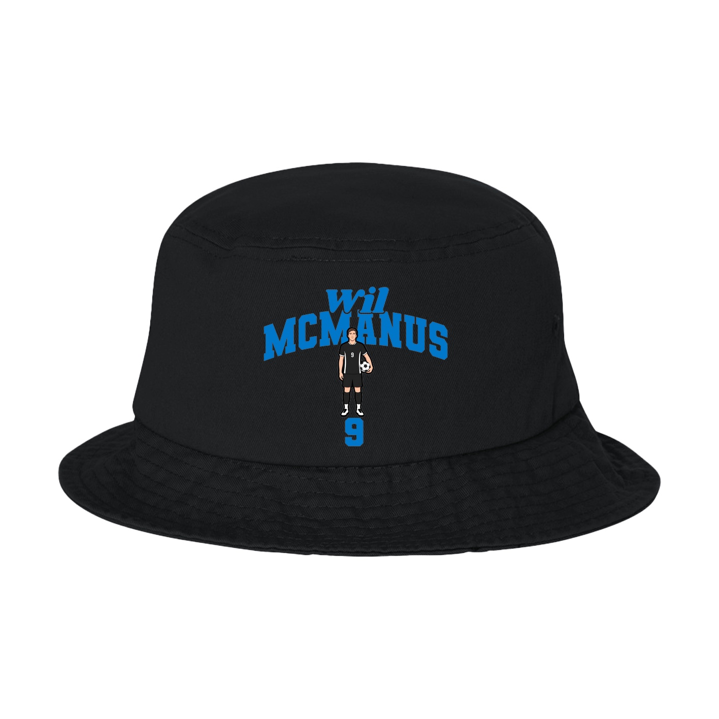 Bucket Cap — Signature Arch in Black