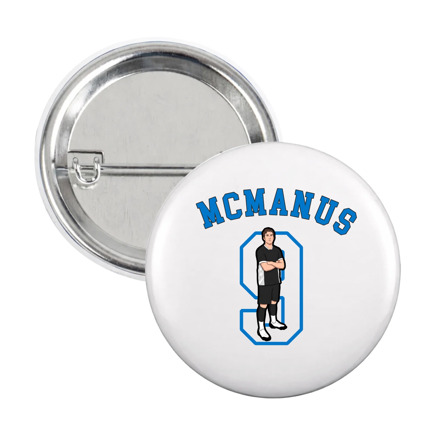Game Day Button — Shirsey Arch in White