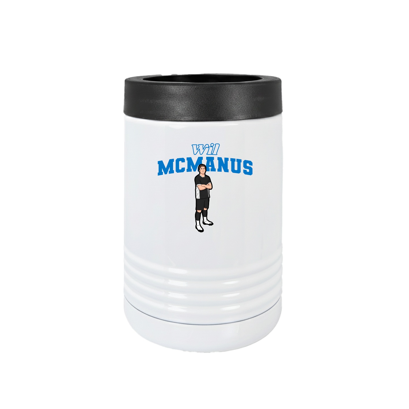 Beverage Holder — Name Arch in White