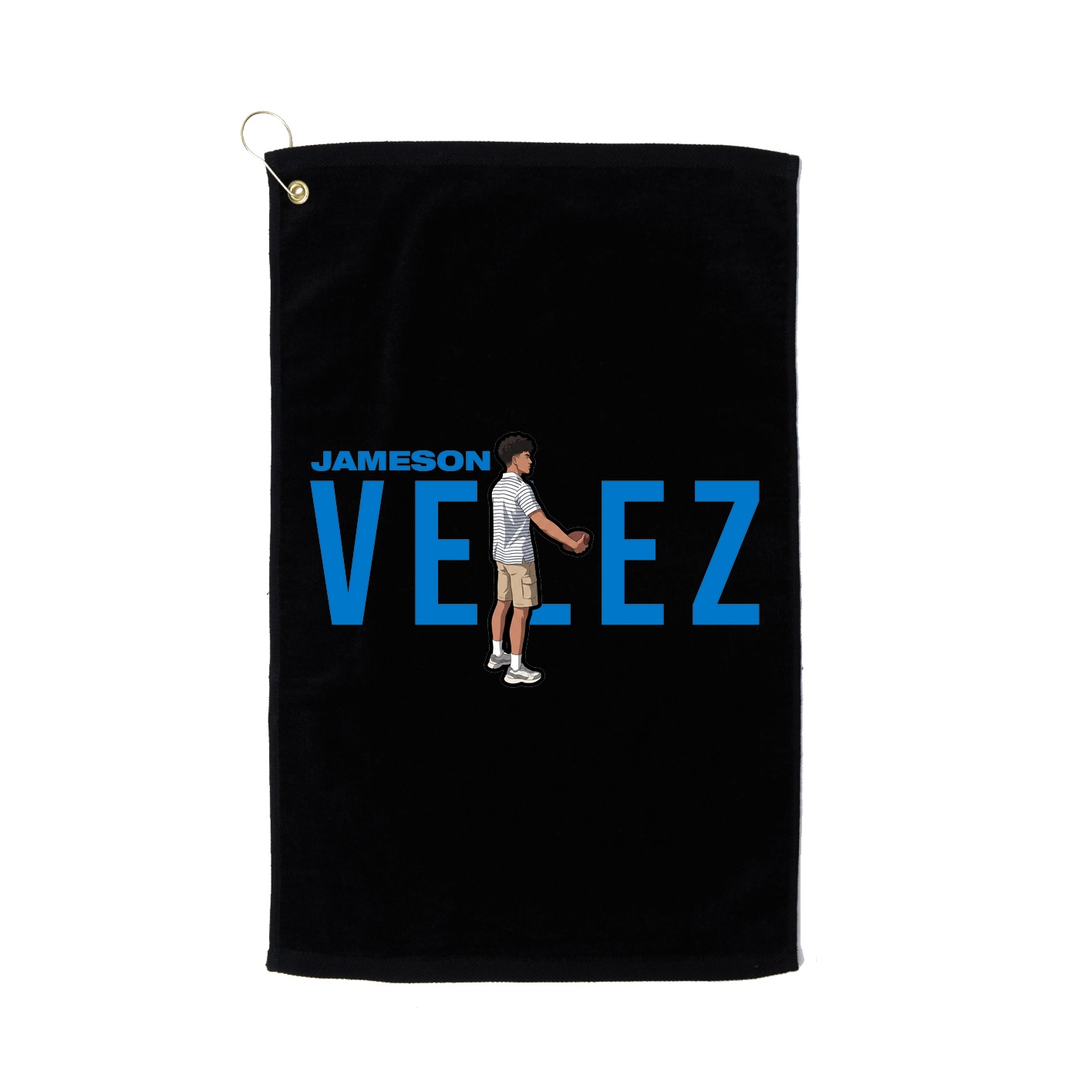 Golf Towel — Player Name in Black