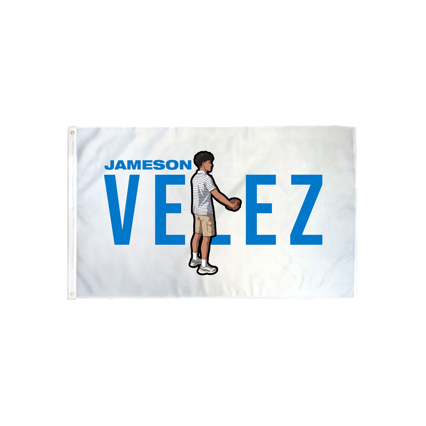 3x5 Flag — Player Name in Classic