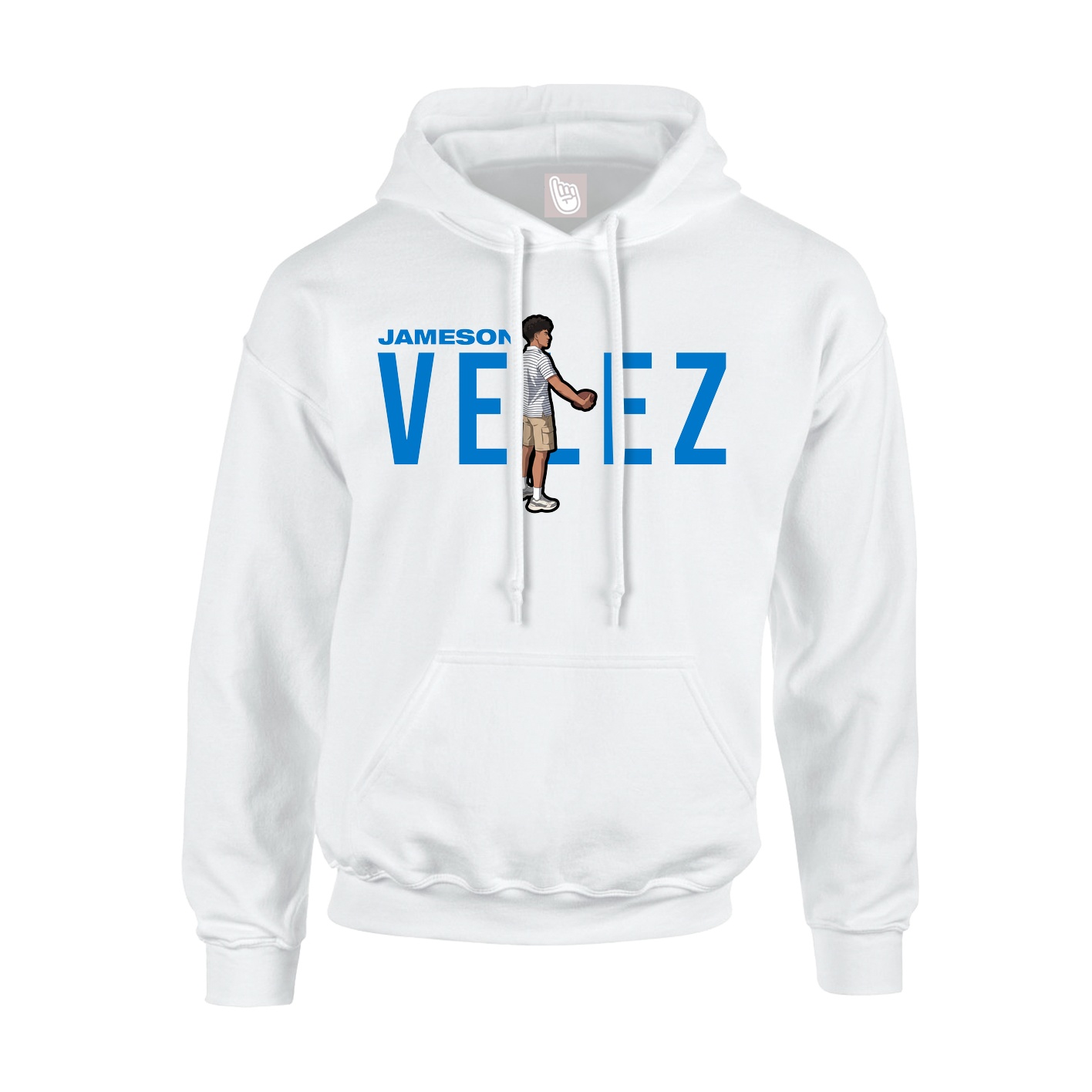 Hoodie — Player Name in White