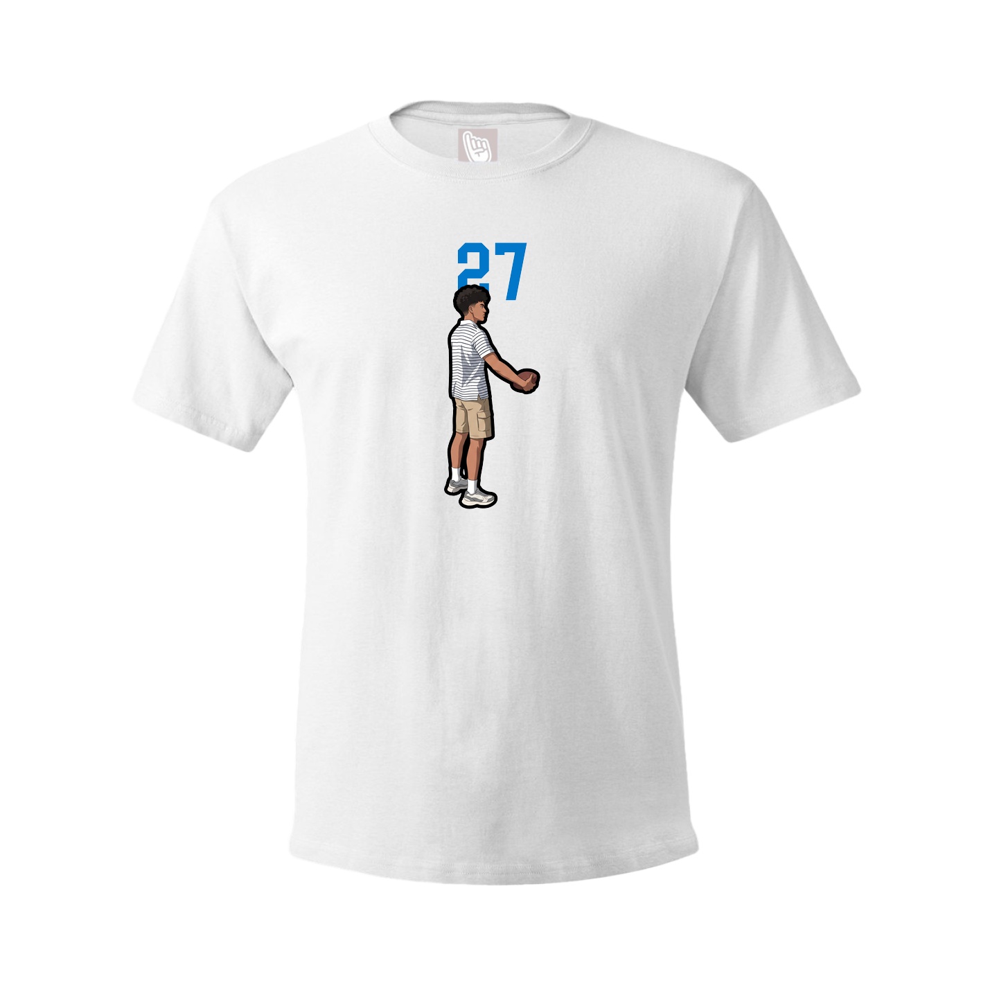 Tee — Number Top in White