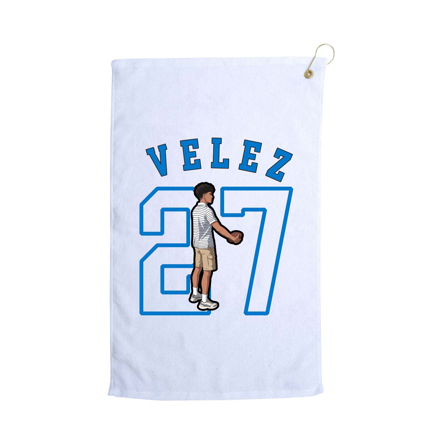 Golf Towel — Shirsey Arch in White