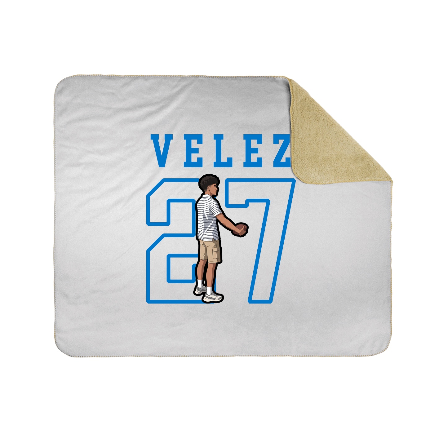 Throw Blanket — Shirsey in White
