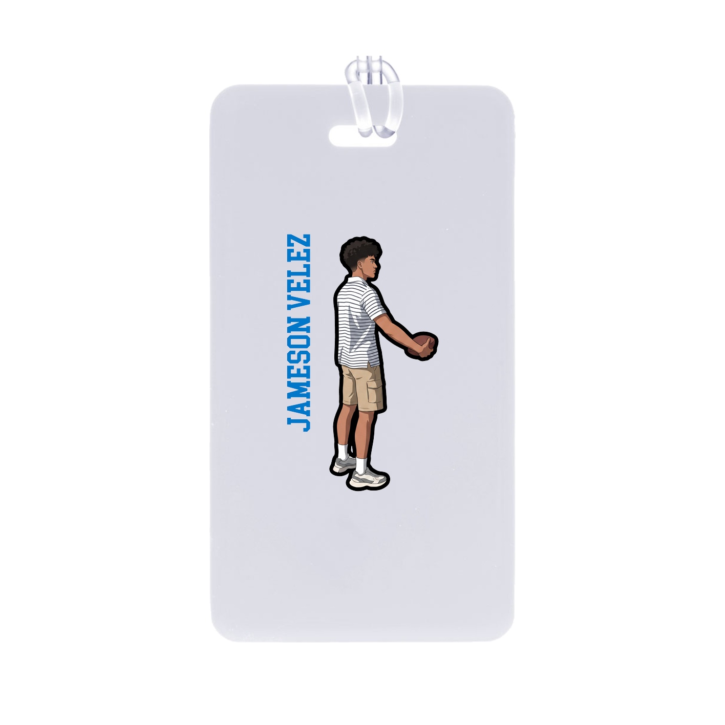 Bag Tag — Name Vertical in Classic