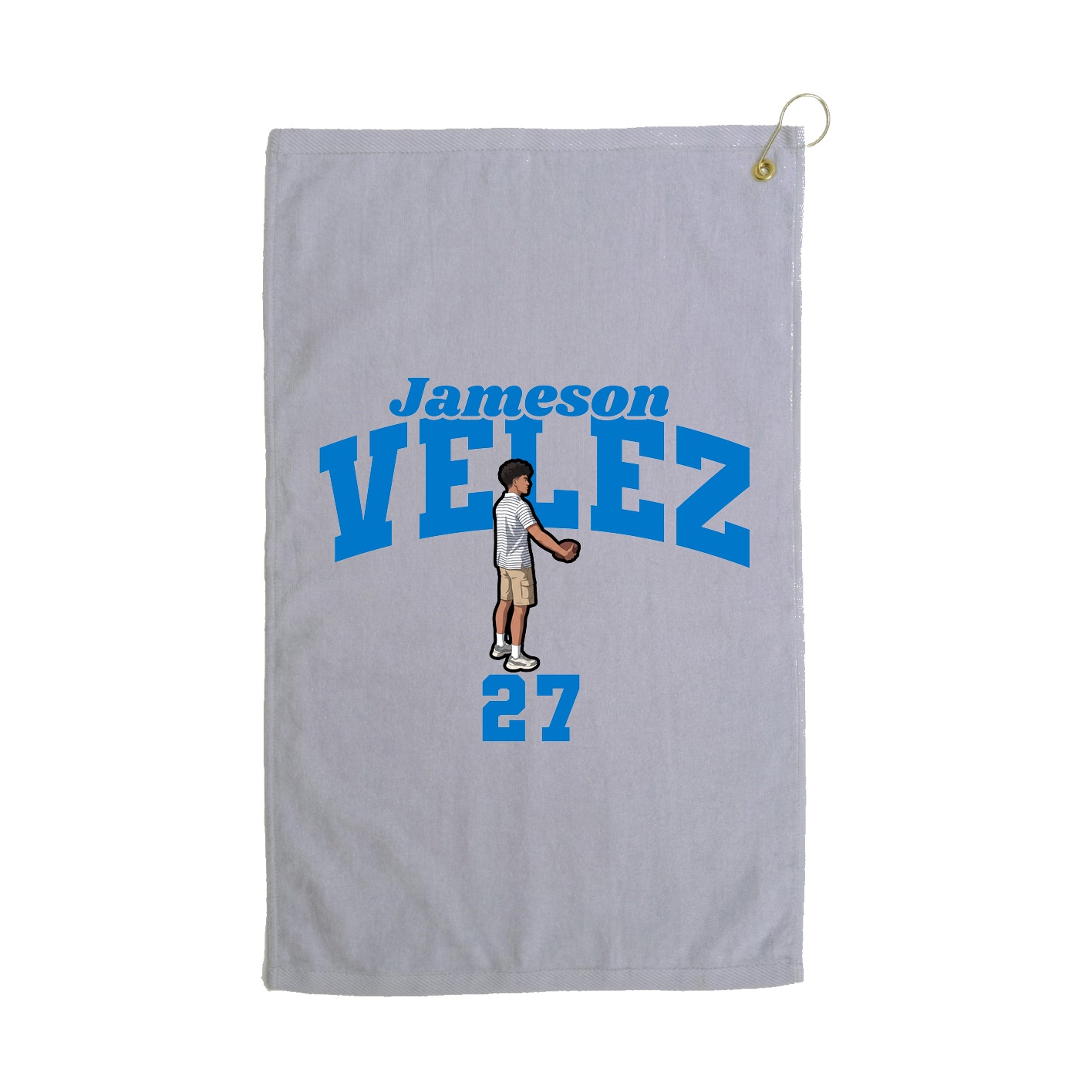Golf Towel — Signature Arch in Grey