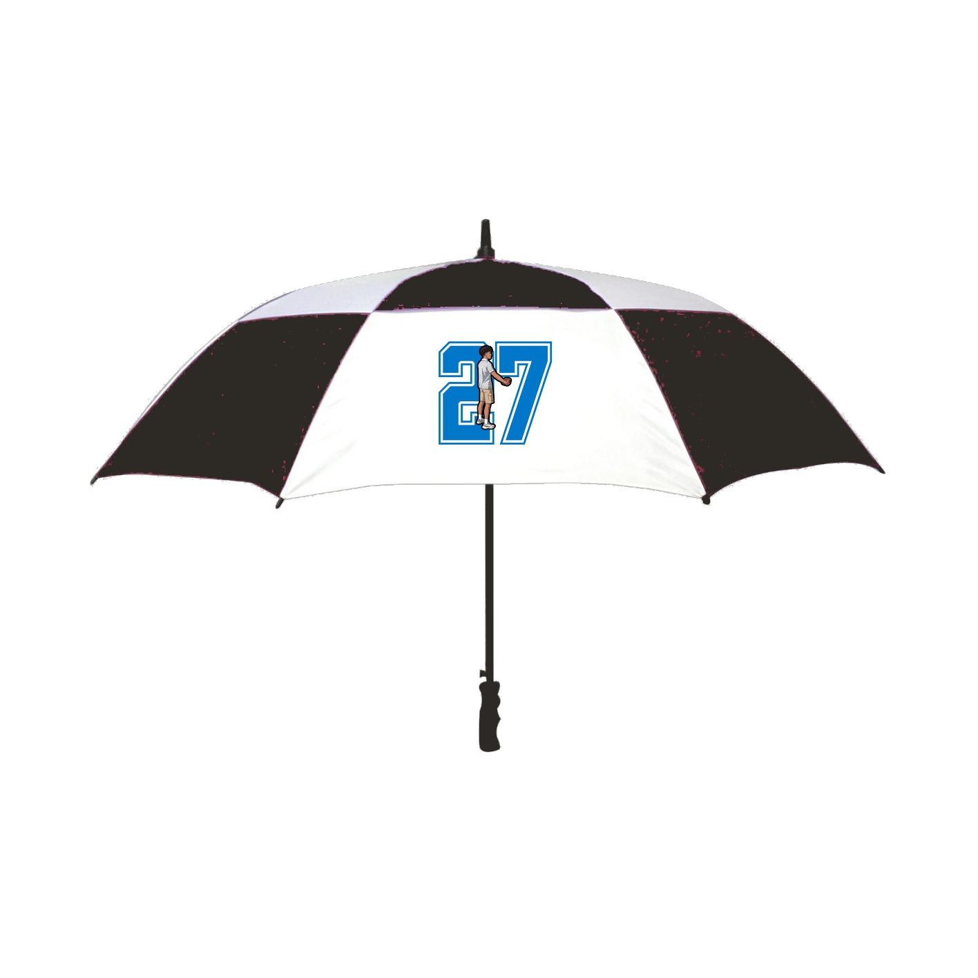 Golf Umbrella — Number in Black