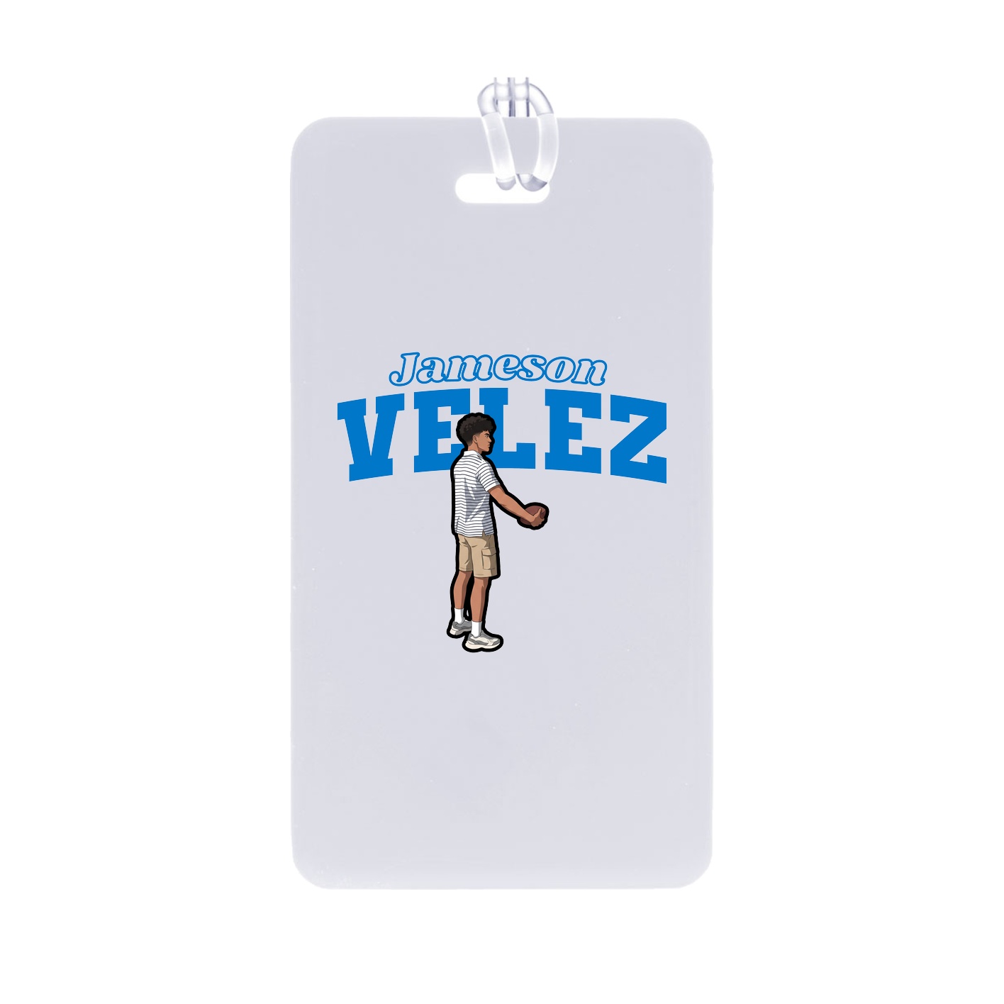 Bag Tag — Name Arch in Classic