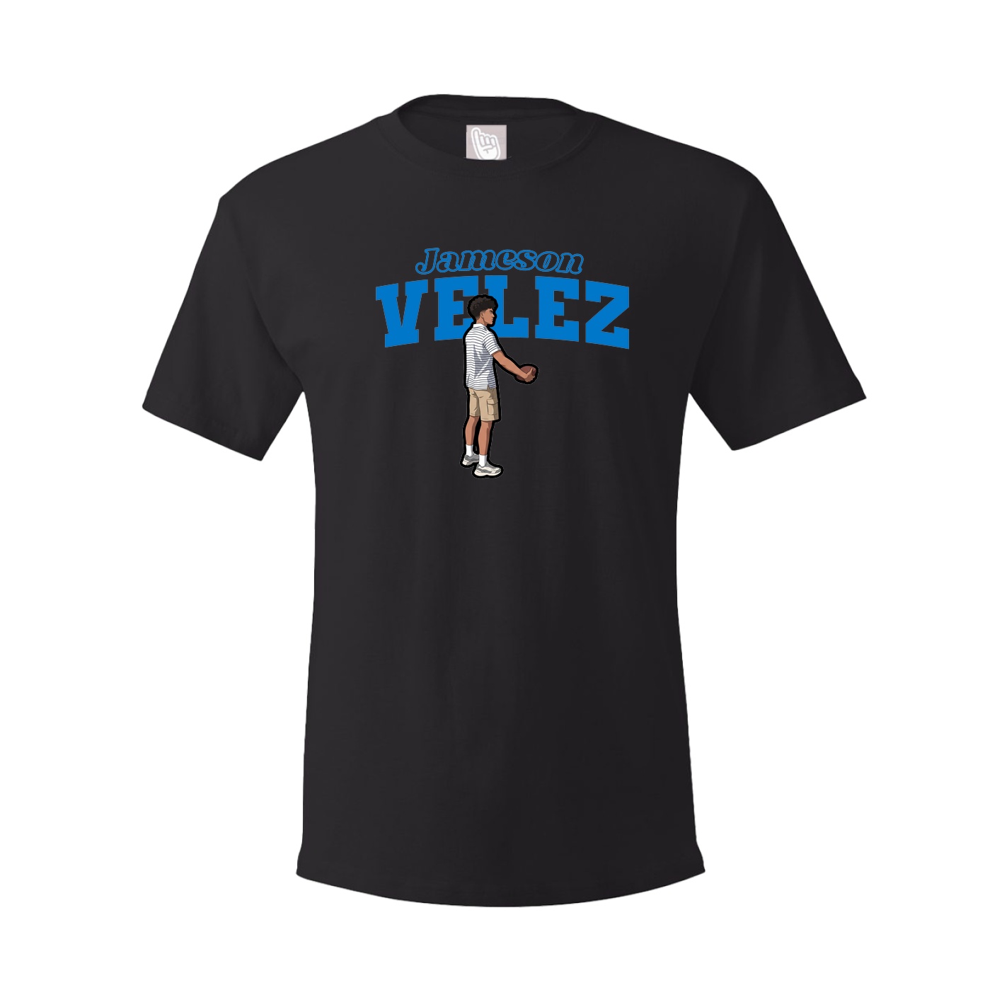 Youth Tee — Name Arch in Black