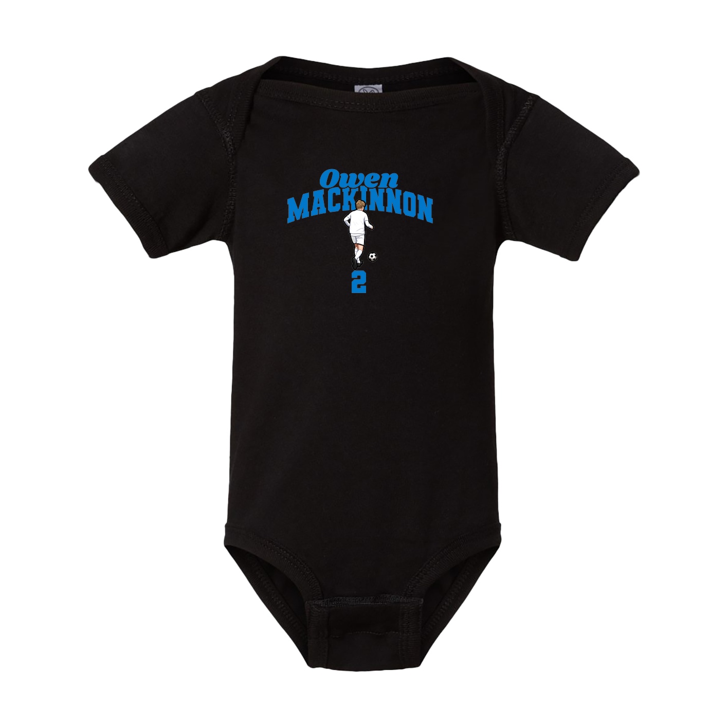 Baby Onesie — Signature Arch in Black