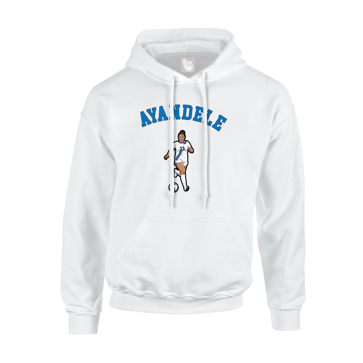 Youth Hoodie — Shirsey Arch in White