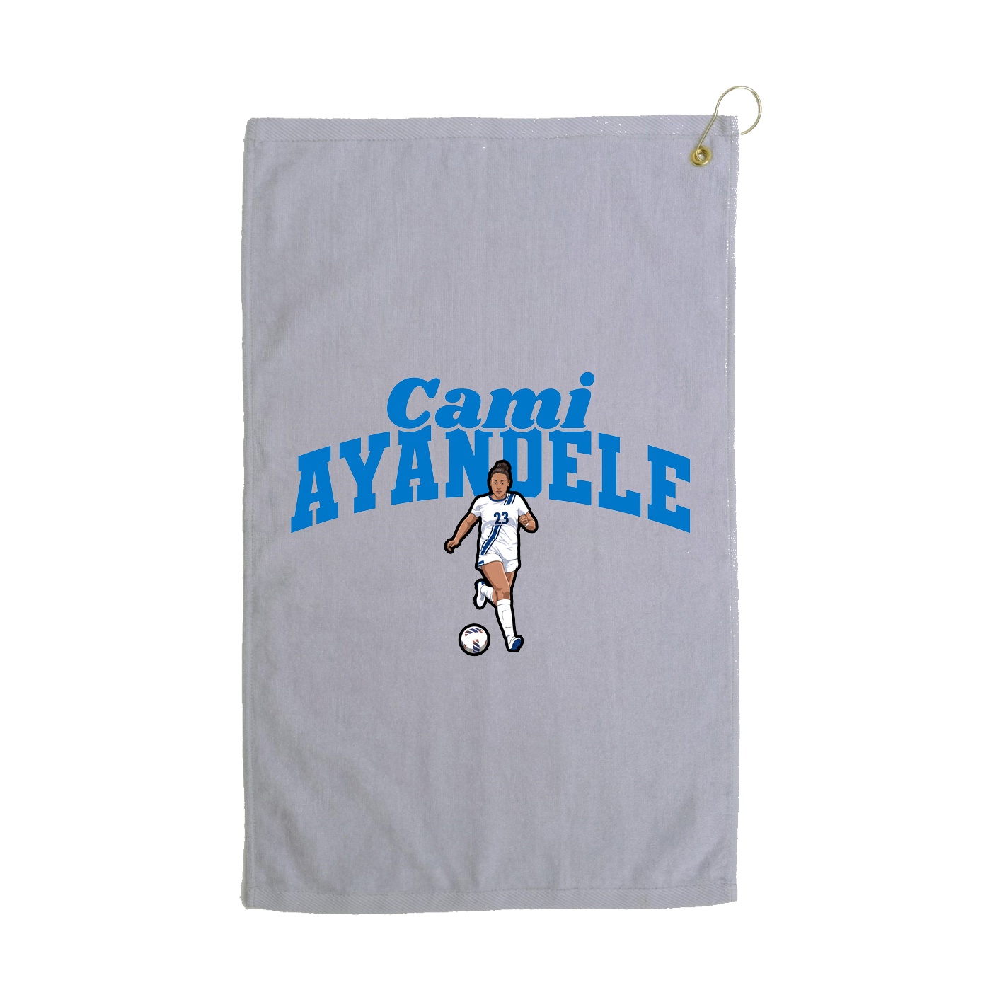 Golf Towel — Signature Arch in Grey