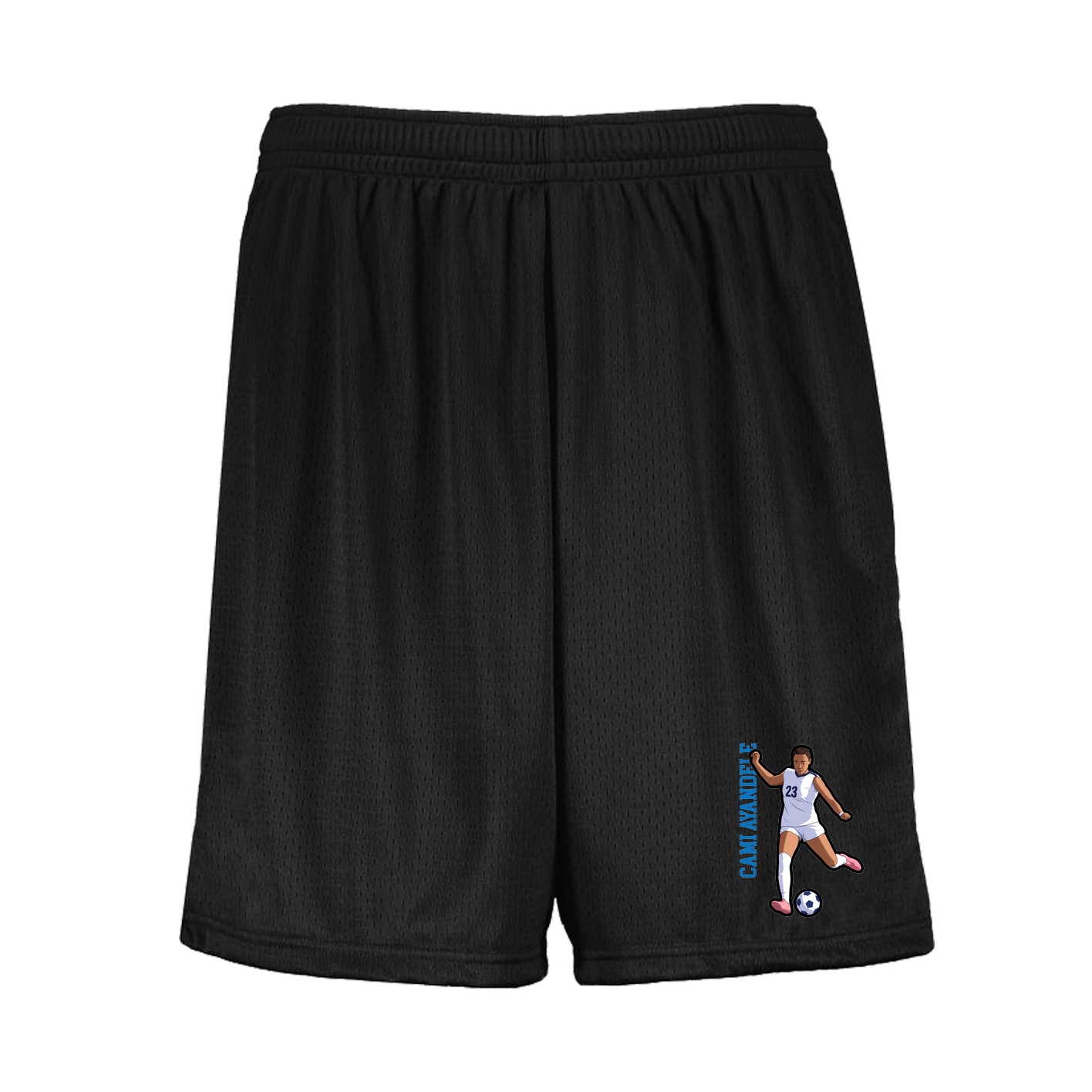 Shorts — Name Vertical in Black