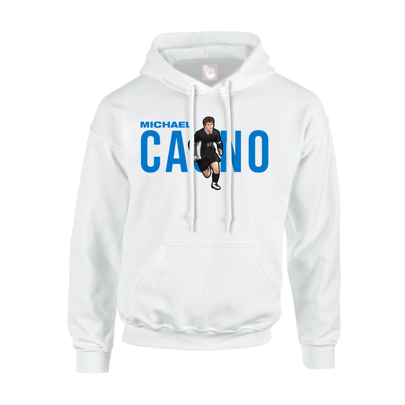 Hoodie — Player Name in White