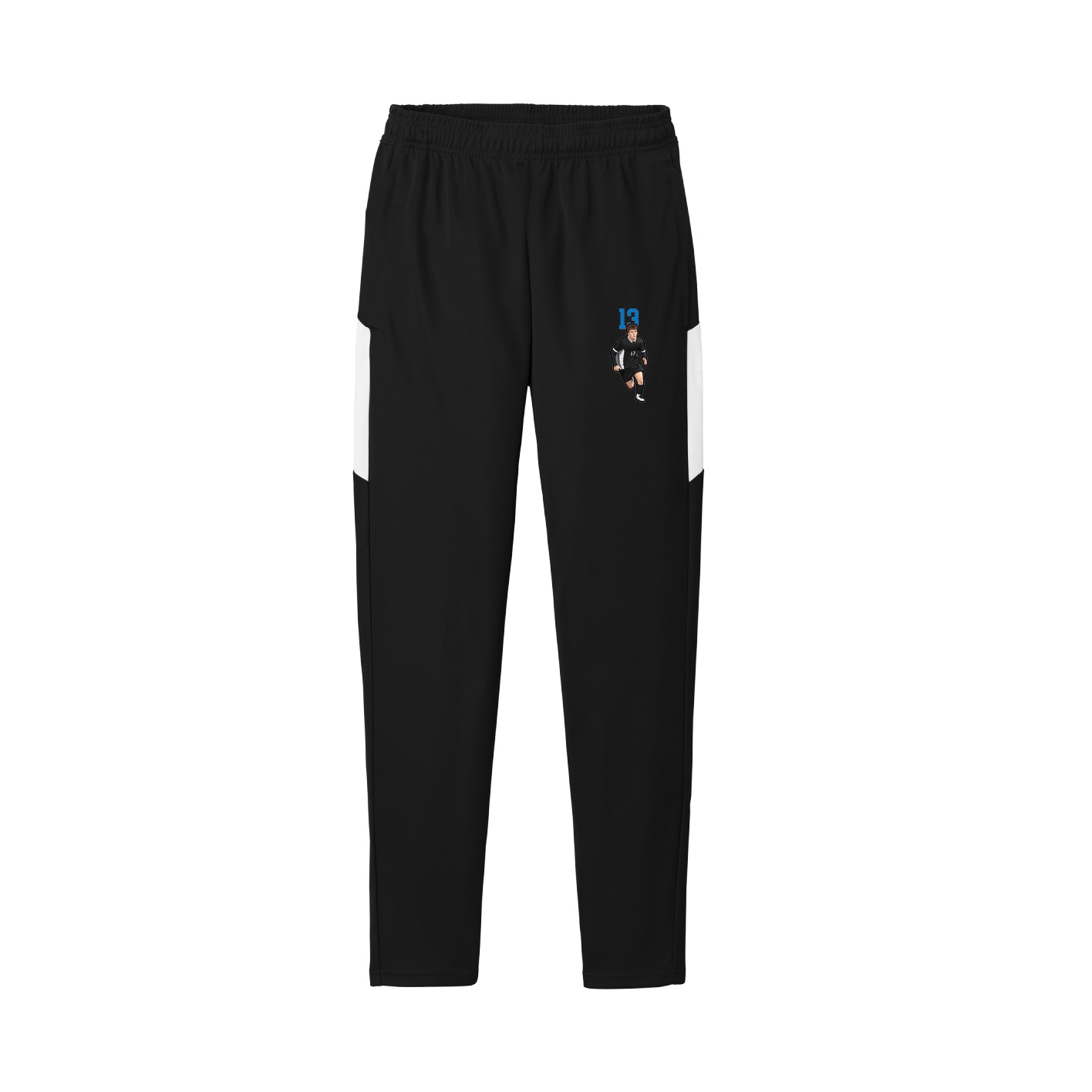 Team Travel Pant — Number Top in Black/White
