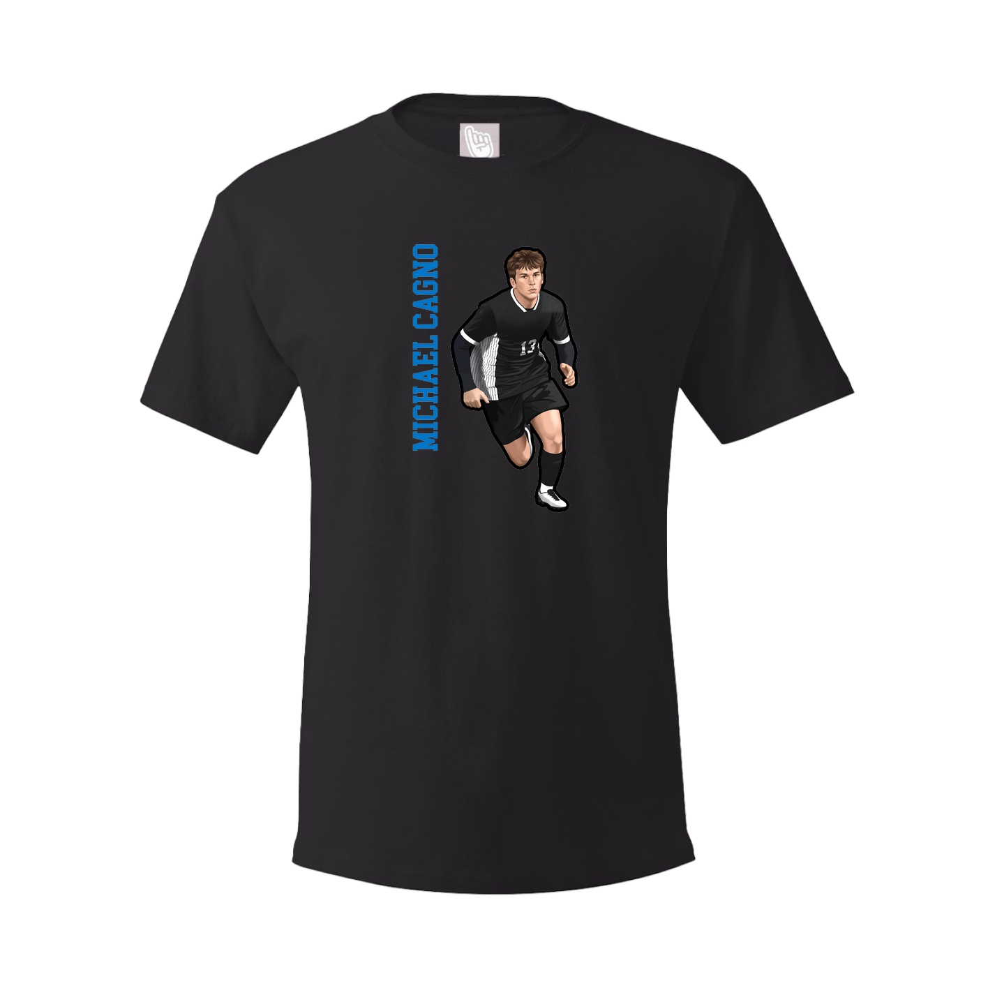Tee — Name Vertical in Black