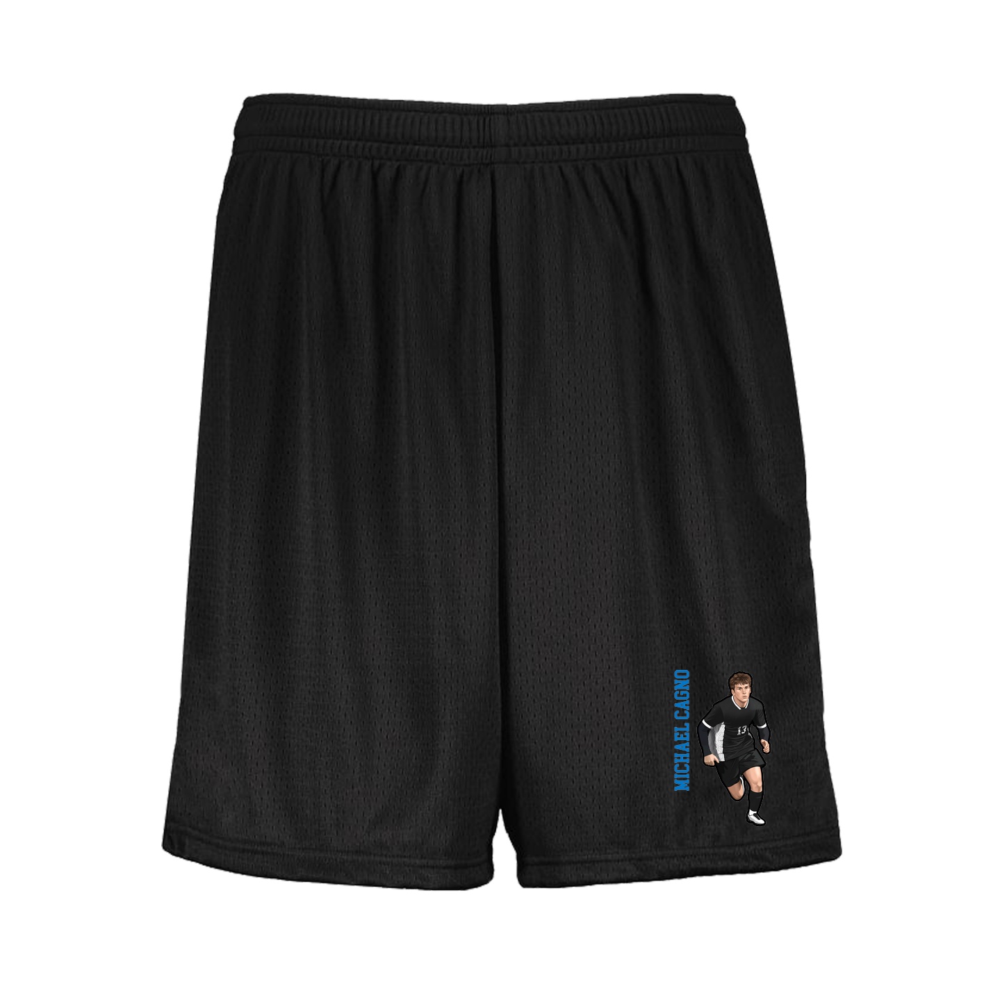 Shorts — Name Vertical in Black