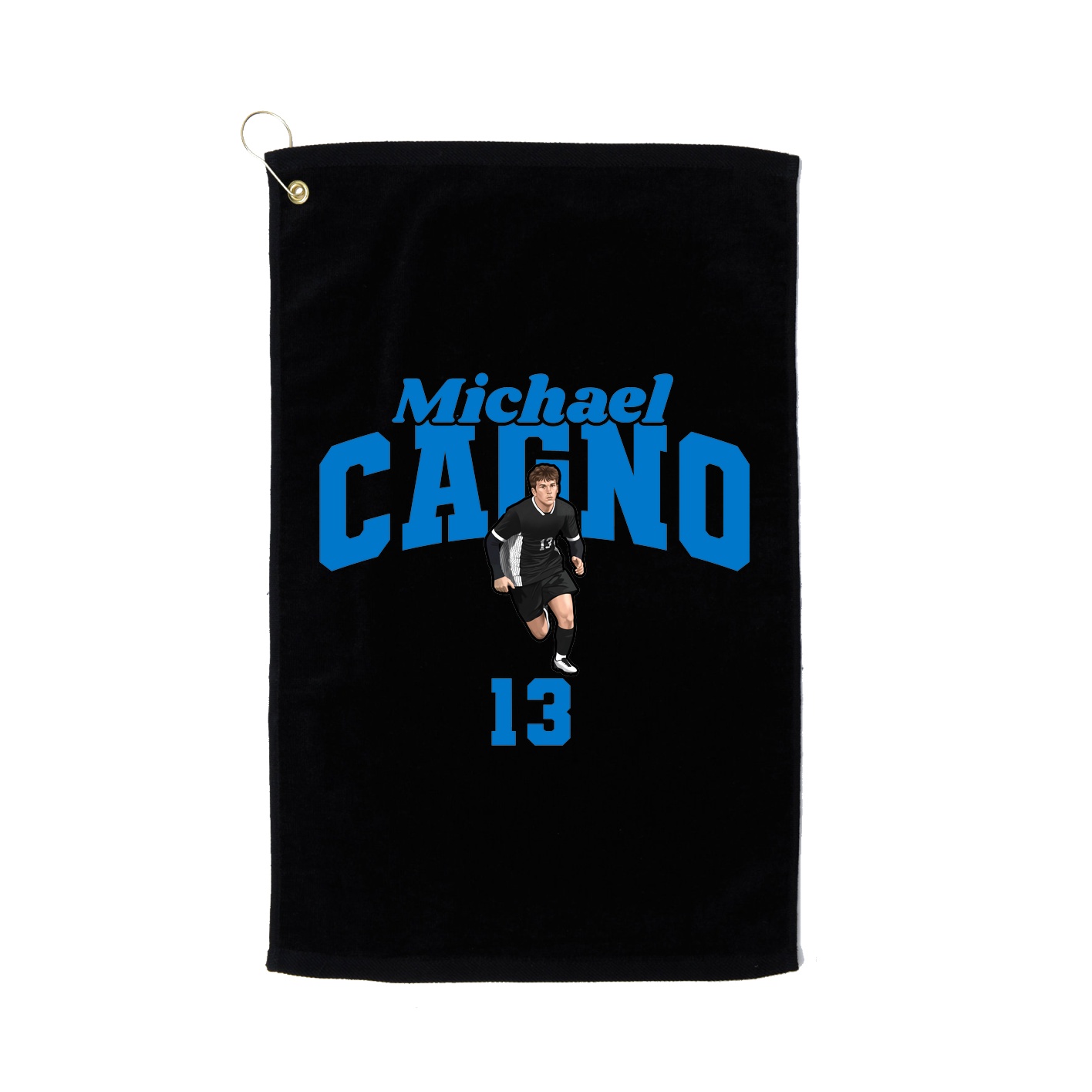 Golf Towel — Signature Arch in Black