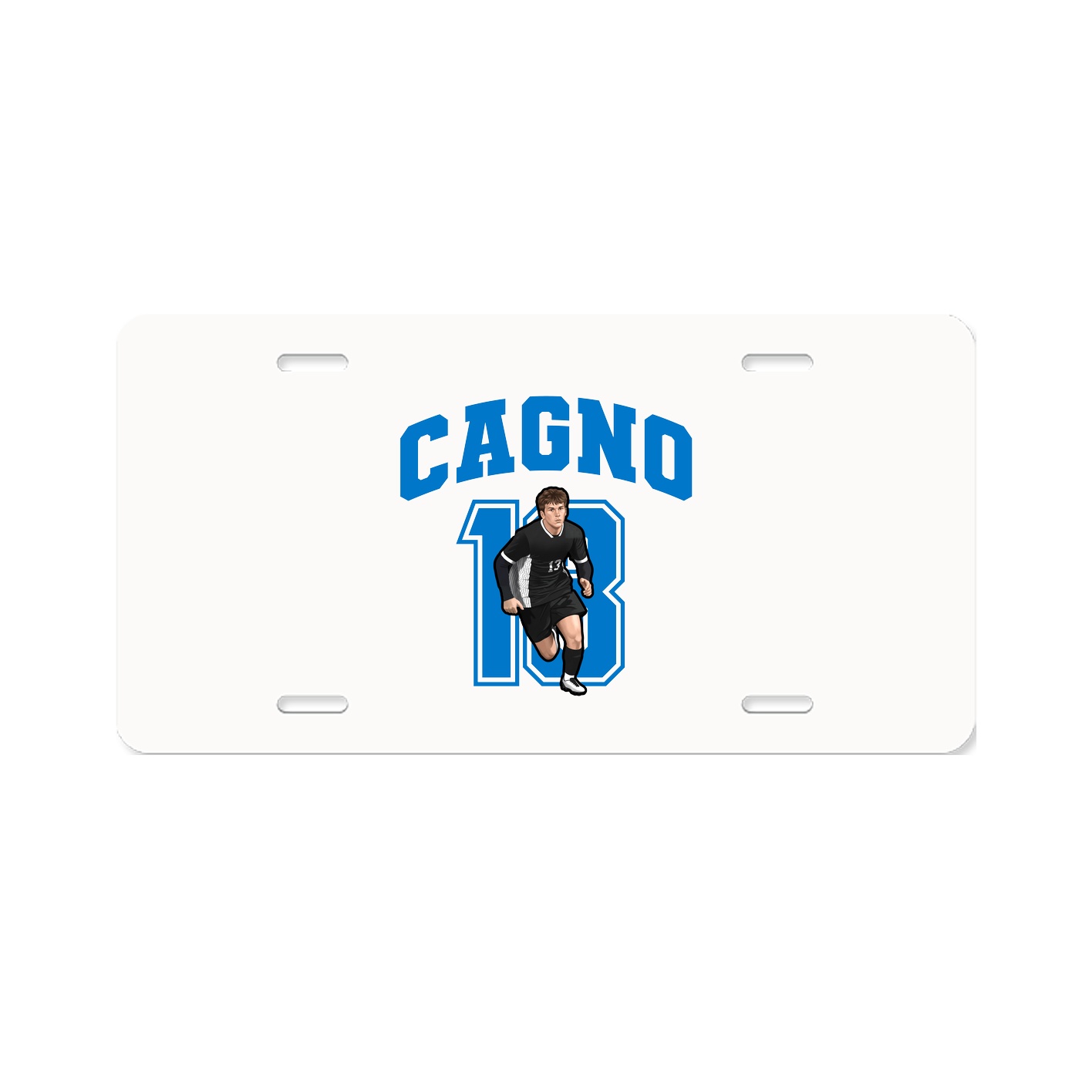 License Plate — Number in Classic