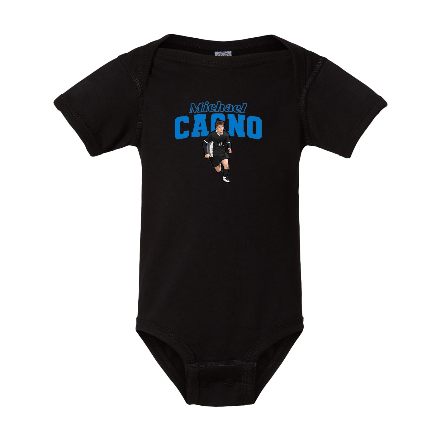 Baby Onesie — Name Arch in Black