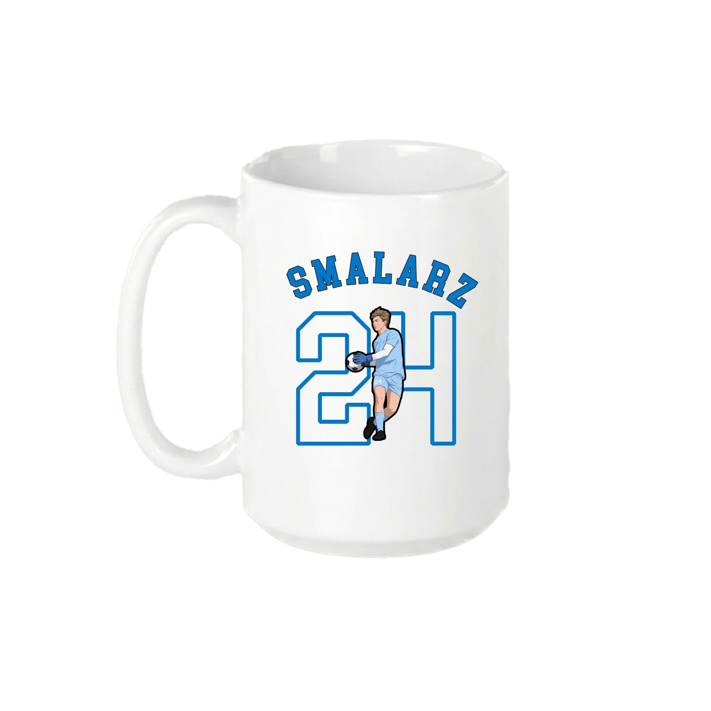 15oz Coffee Mug — Shirsey Arch in White