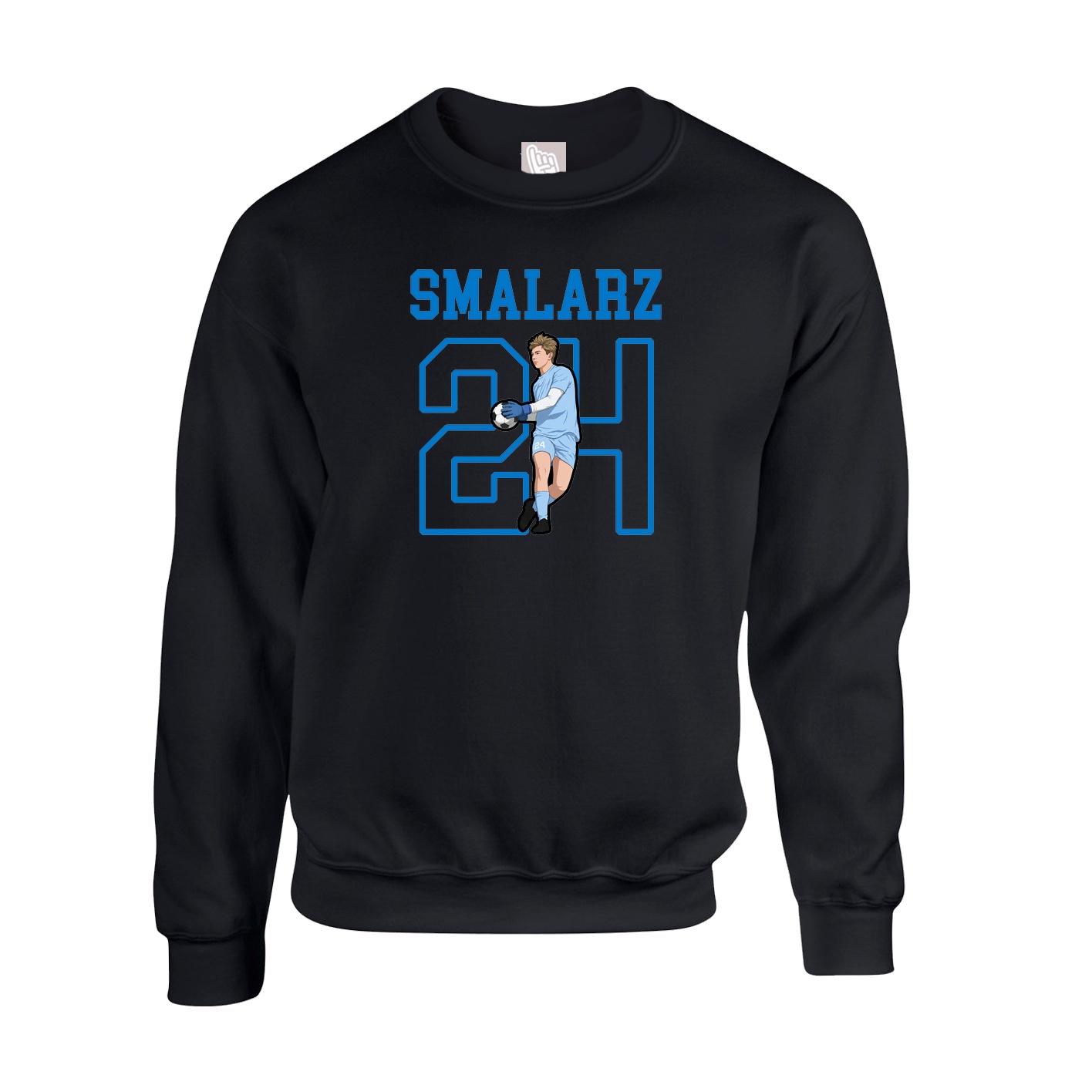 Fleece Crew — Shirsey in Black