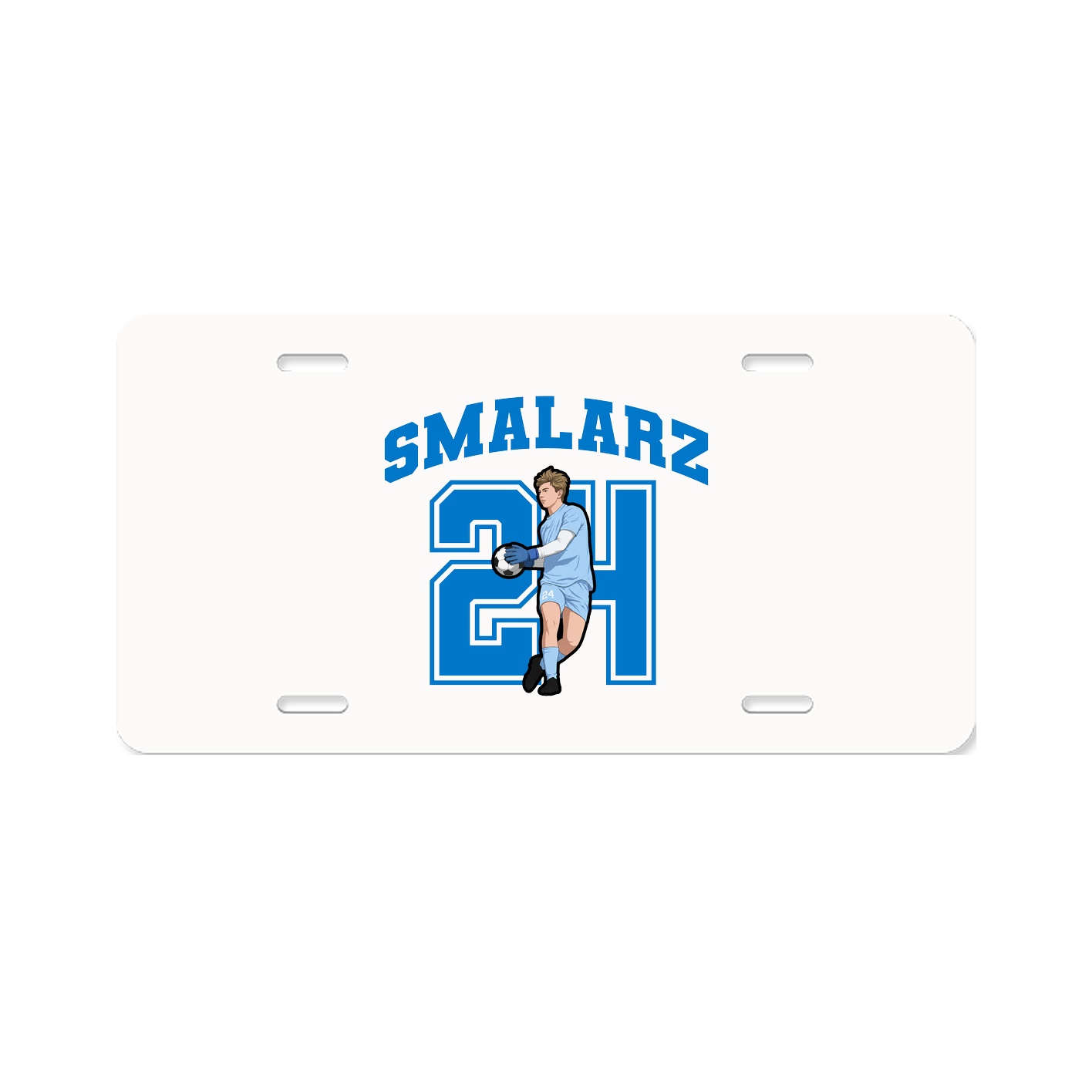 License Plate — Number in Classic