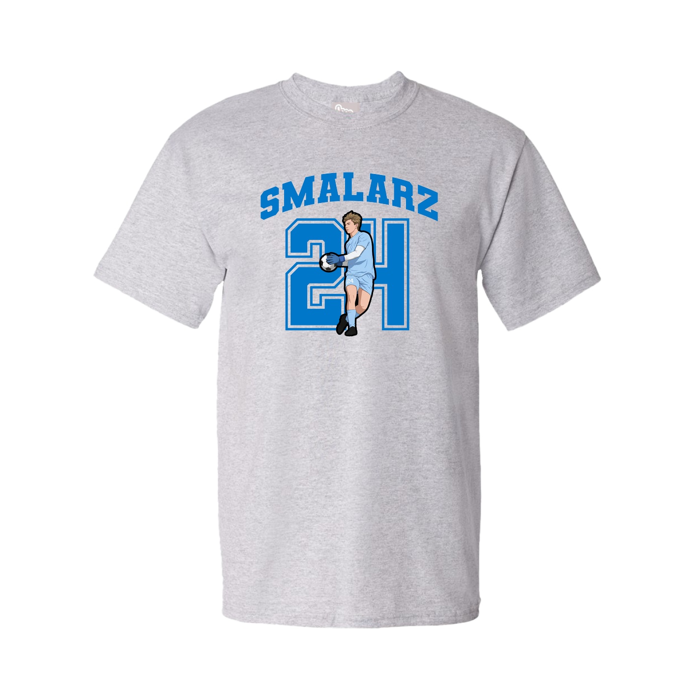 Youth Tee — Number in Grey