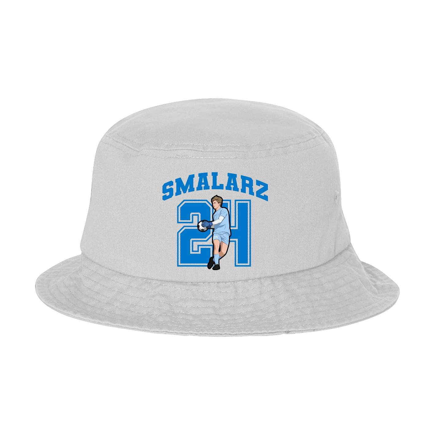 Bucket Cap — Number in White